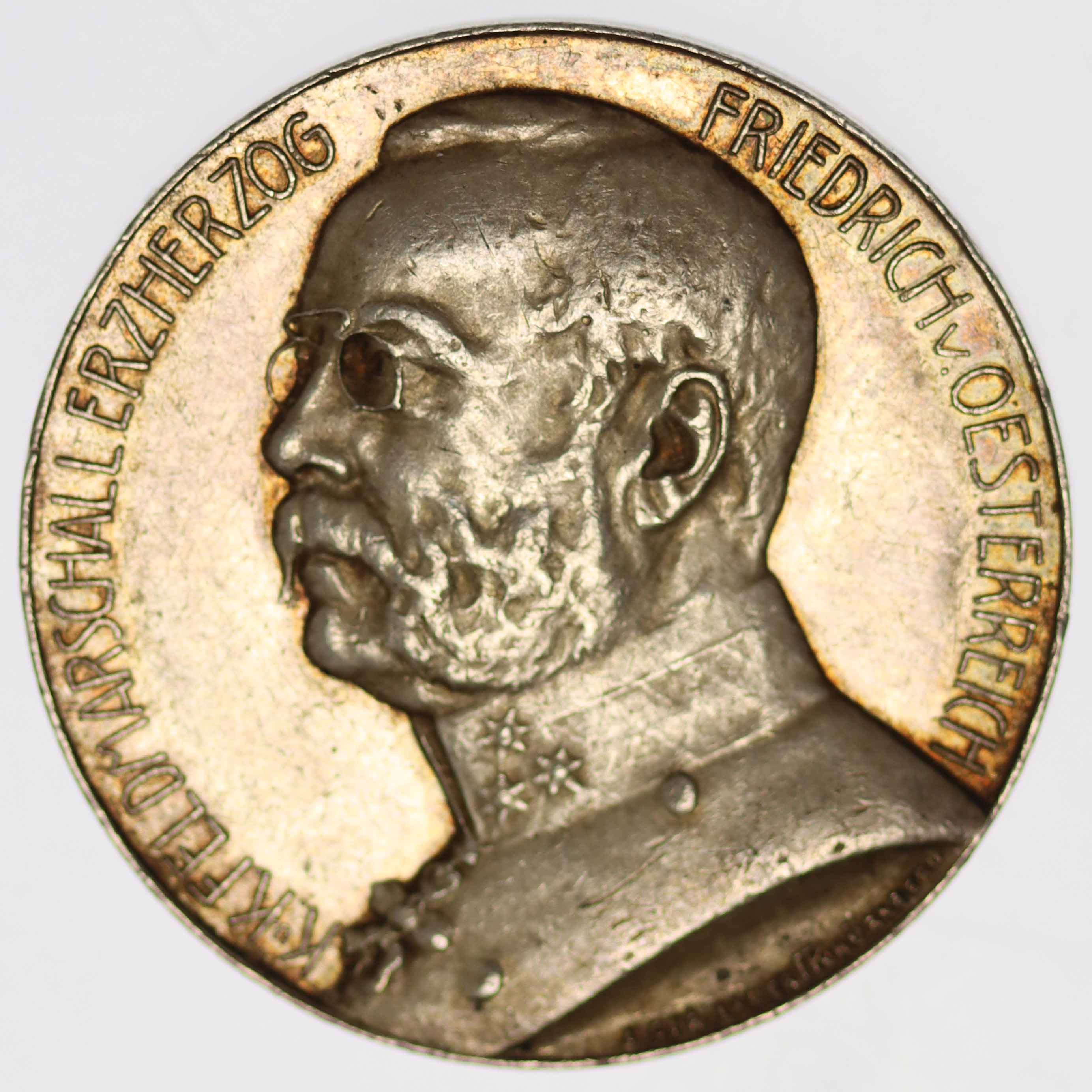 Friedrich von Österreich-Teschen Silbermedaille 1916
