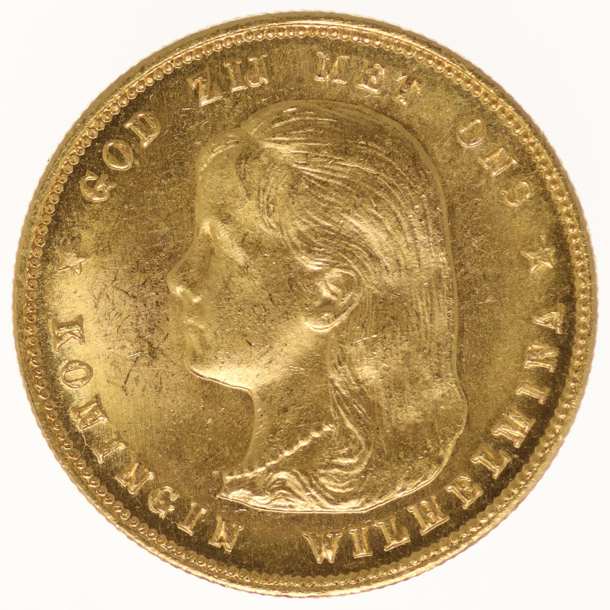 Niederlande Wilhelmina 10 Gulden 1897