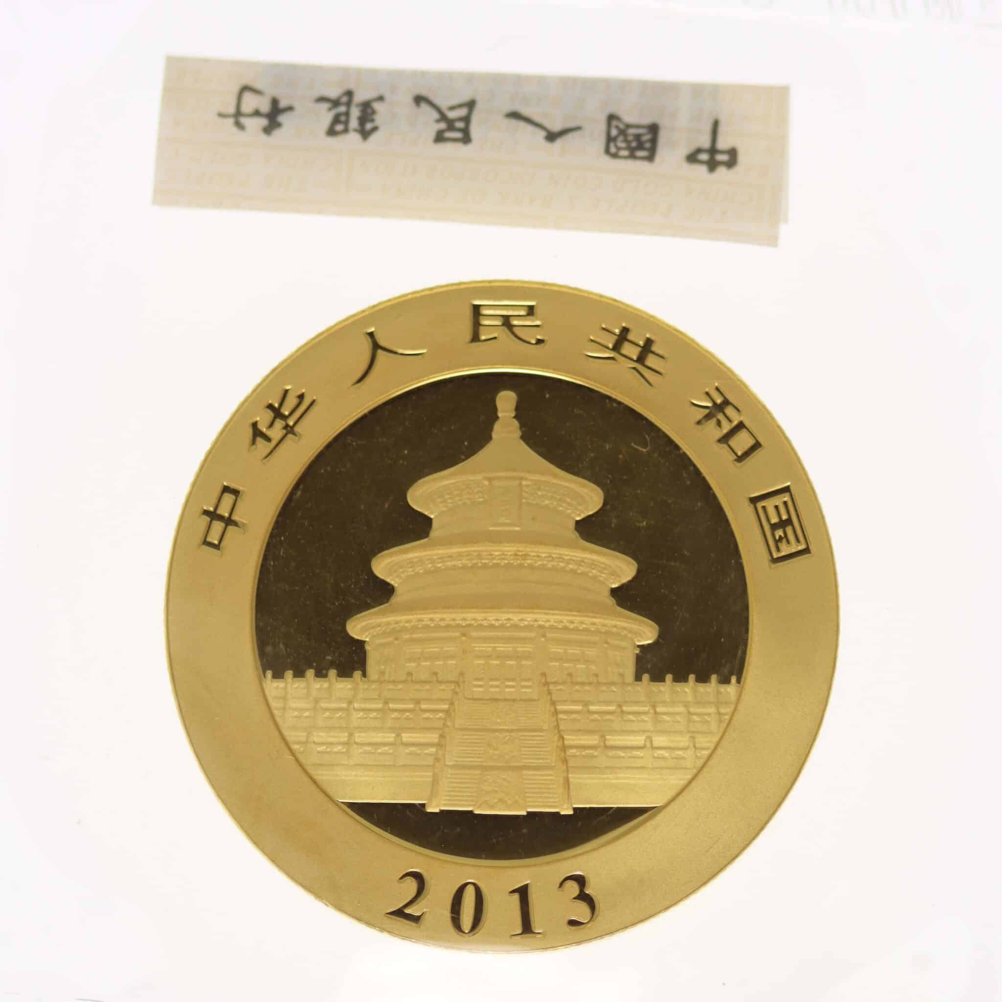 China Panda 500 Yuan 2013 1 Unze