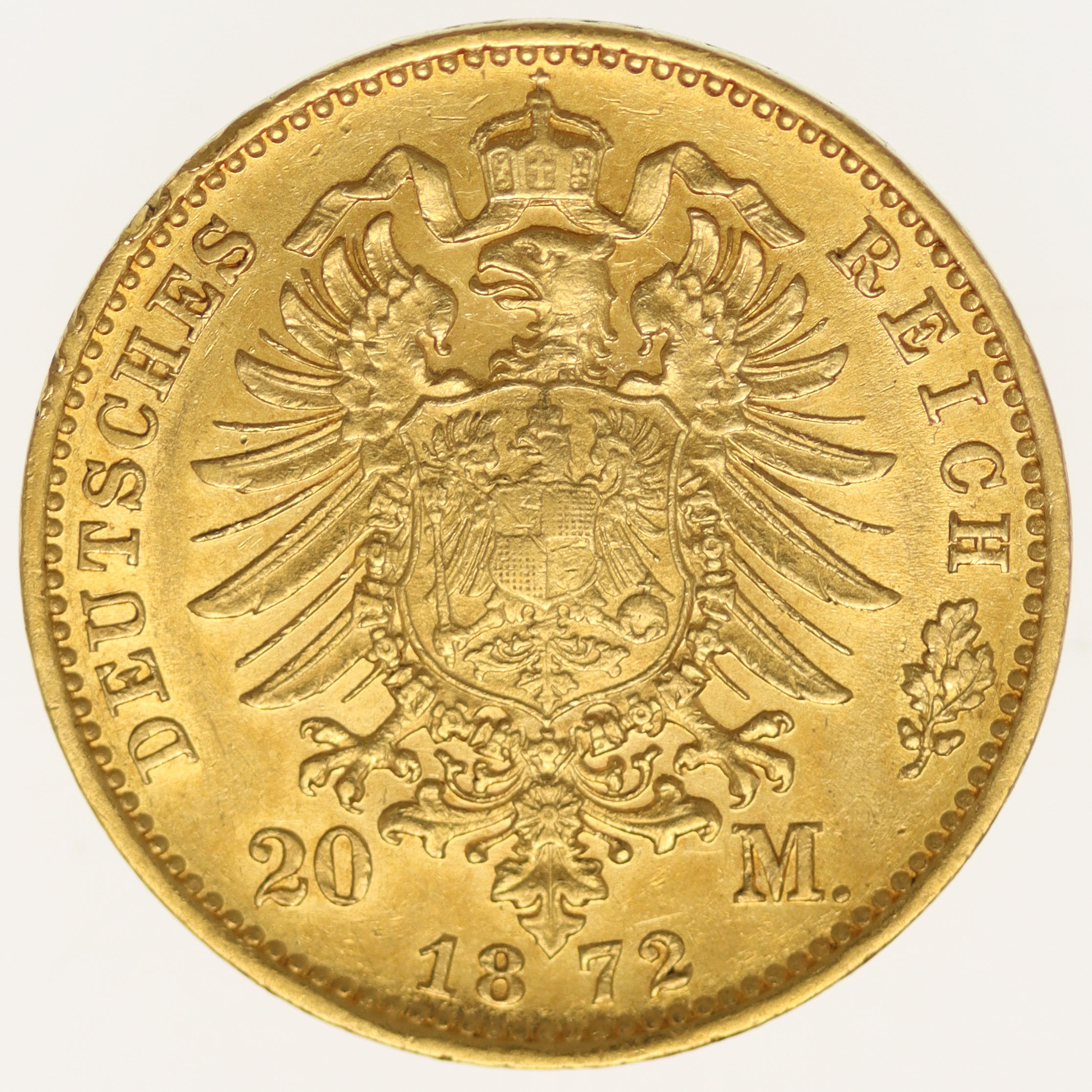 Mecklenburg Schwerin Friedrich Franz II. 20 Mark 1872 A