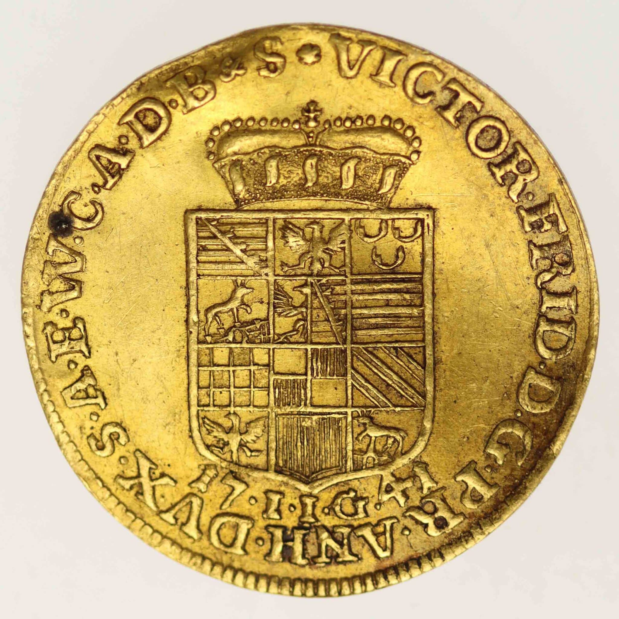 Anhalt Bernburg Victor Friedrich Dukat 1741