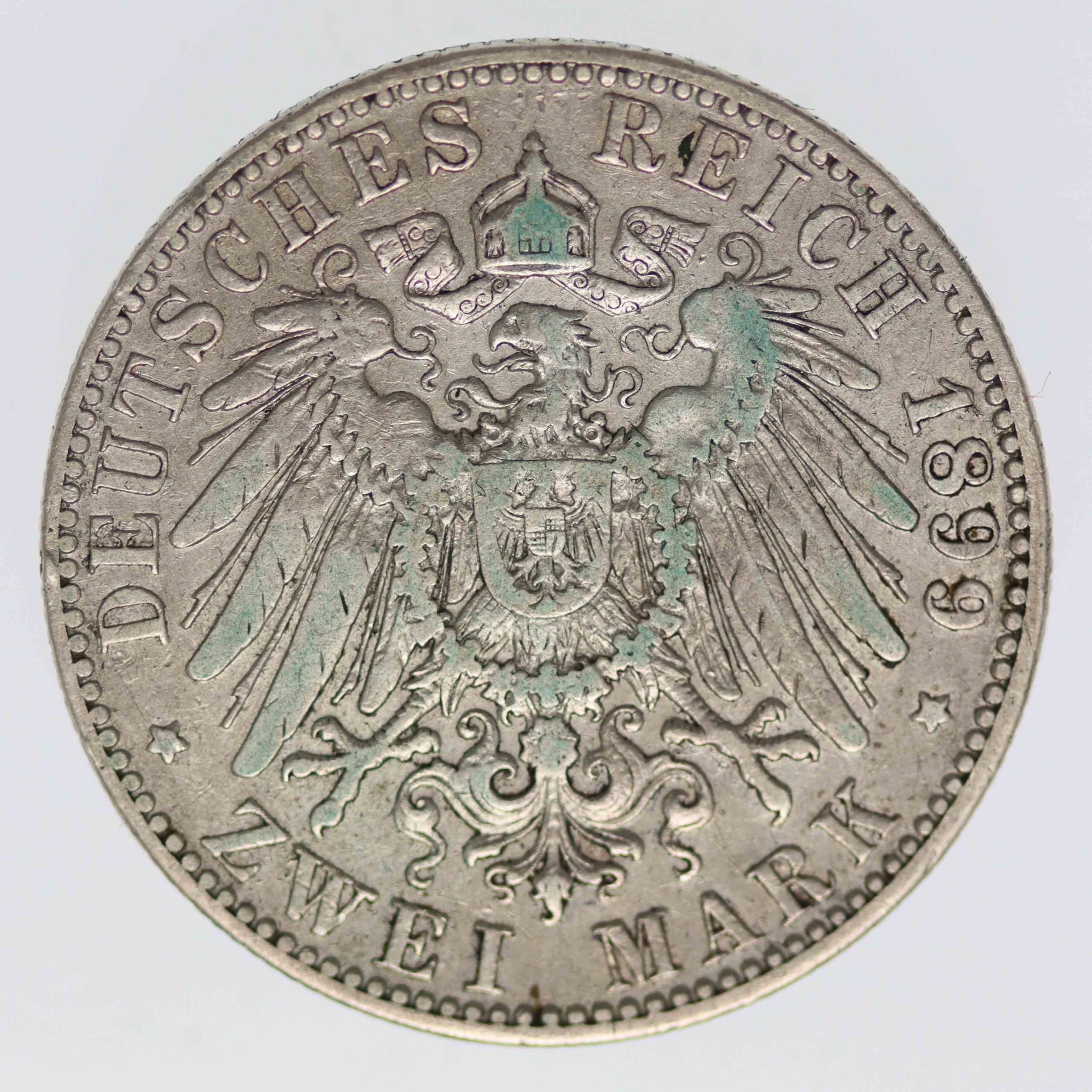 Hessen Ernst Ludwig 2 Mark 1899