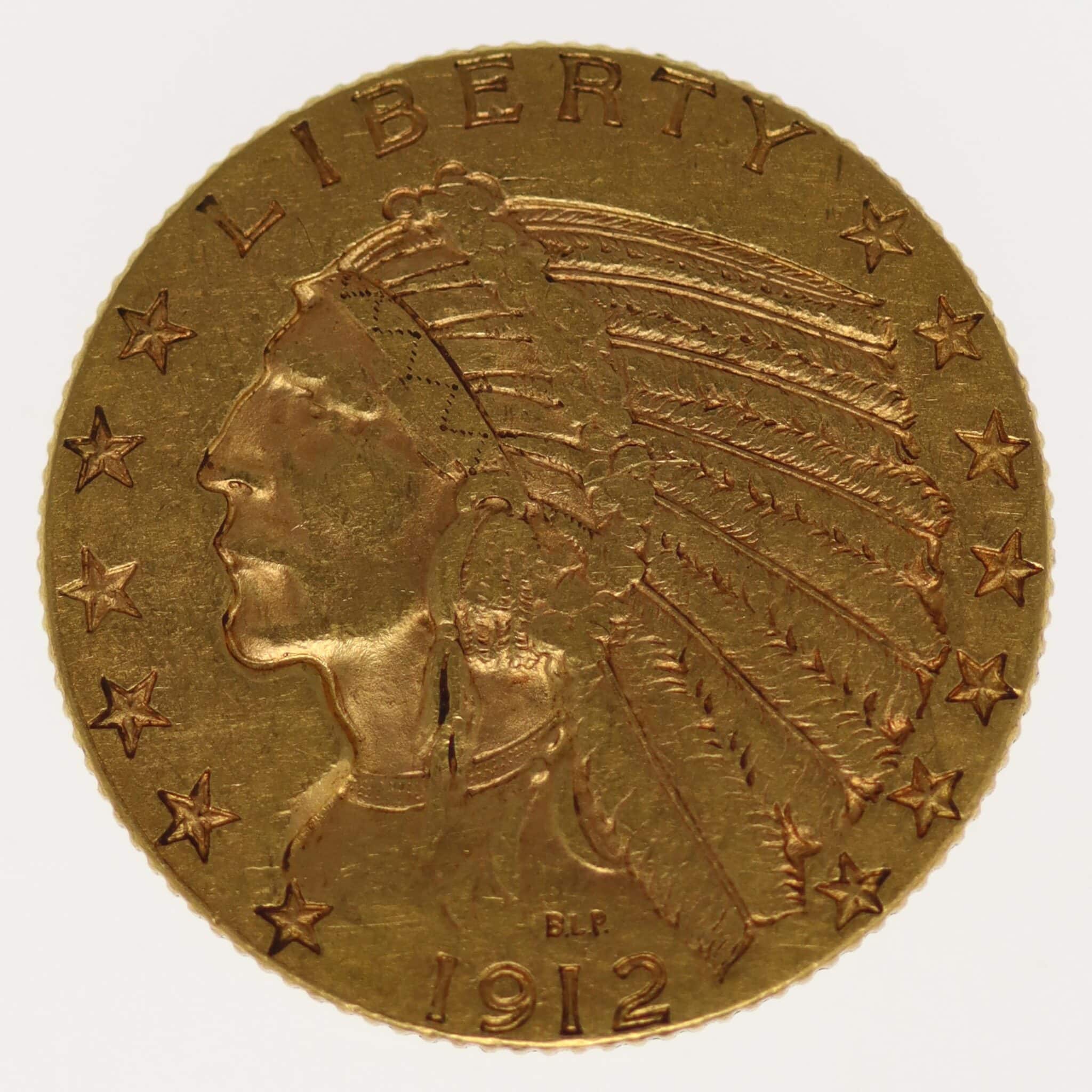 USA 5 Dollars 1912 Indianer