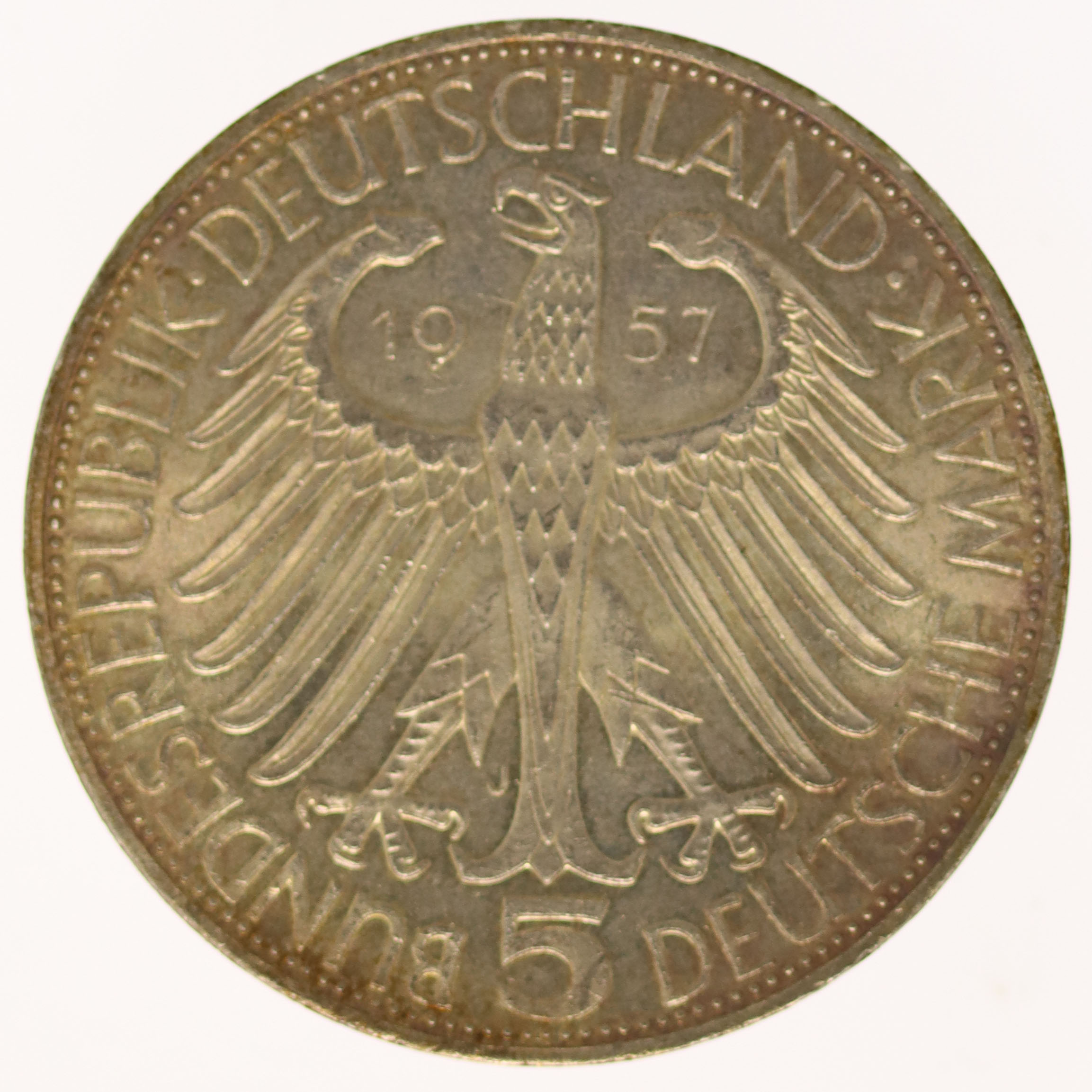 BRD 5 Mark 1957 von Eichendorff