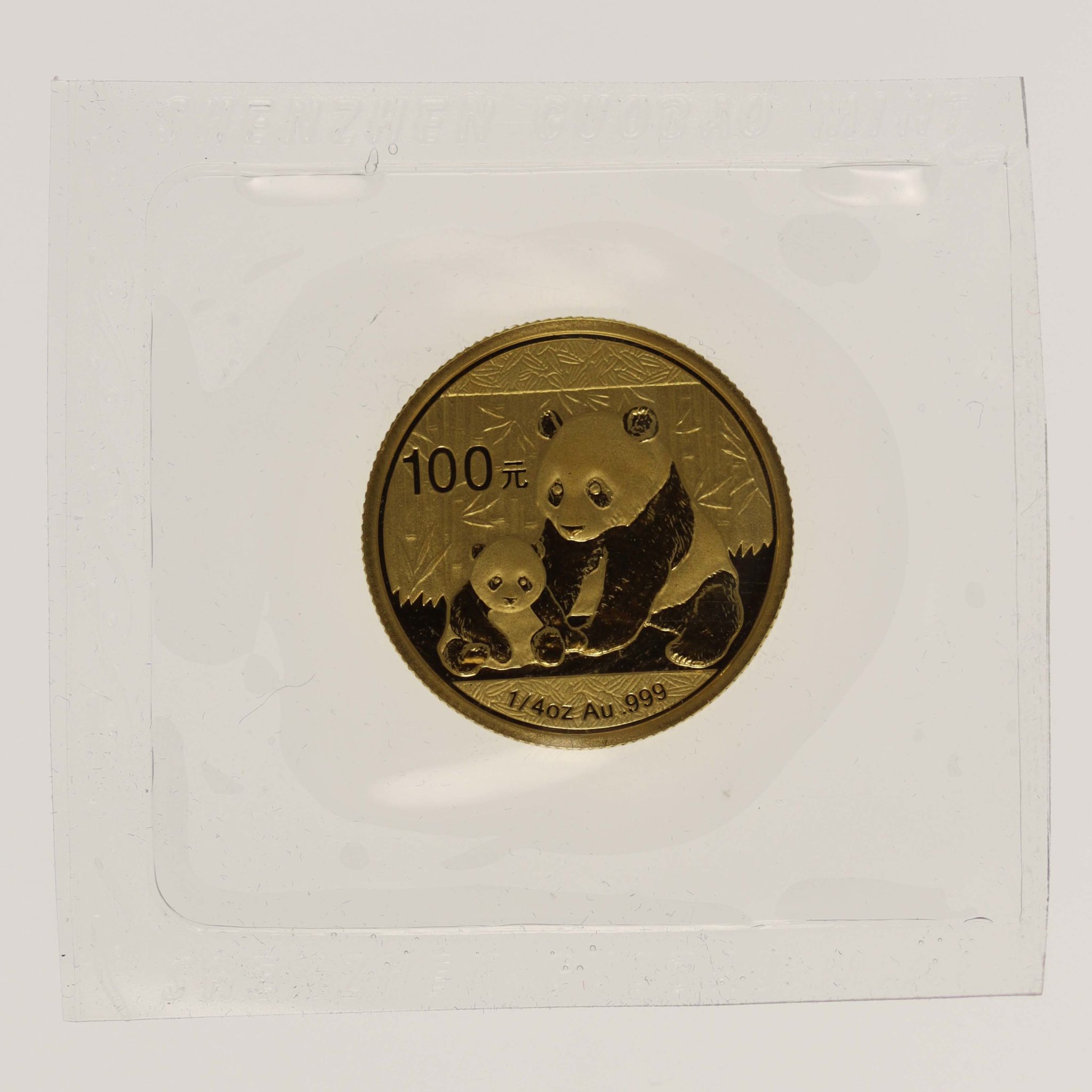 China Panda 100 Yuan 2012 1/4 Unze