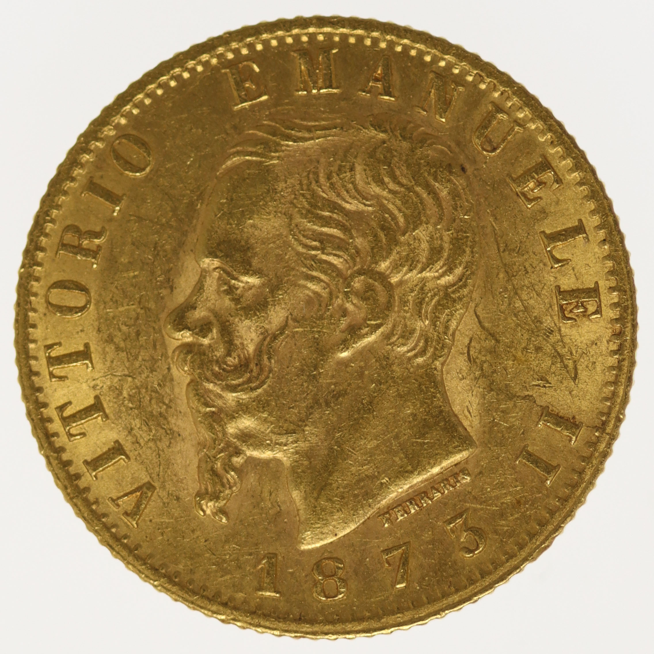 Italien Vittorio Emanuele II. 20 Lire 1873
