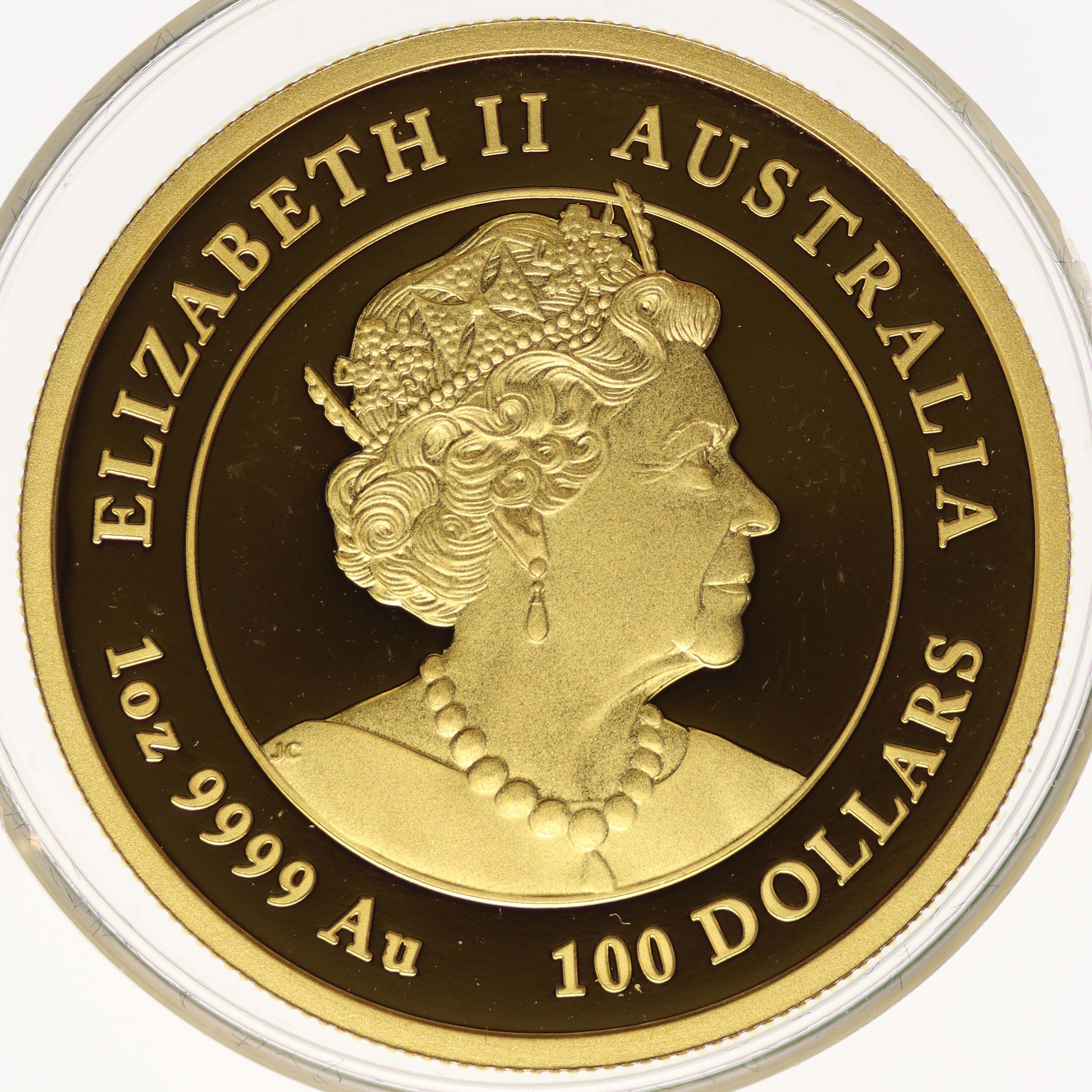 Australien Elisabeth II. 100 Dollars 2021 Ochse Proof Coin
