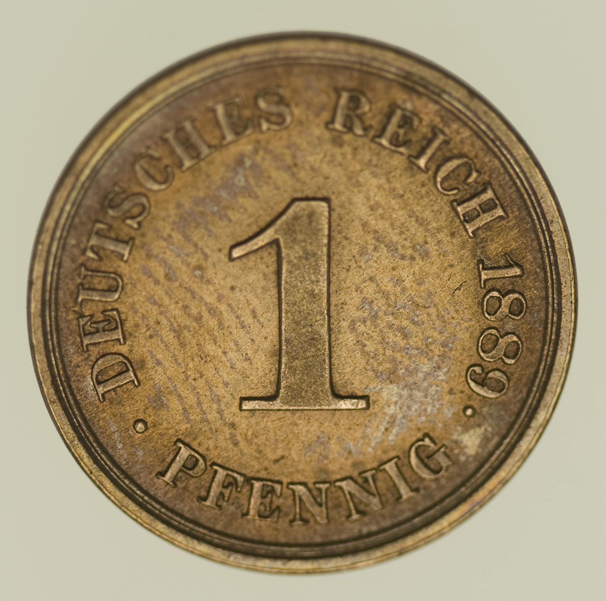 1 Pfennig 1889 E