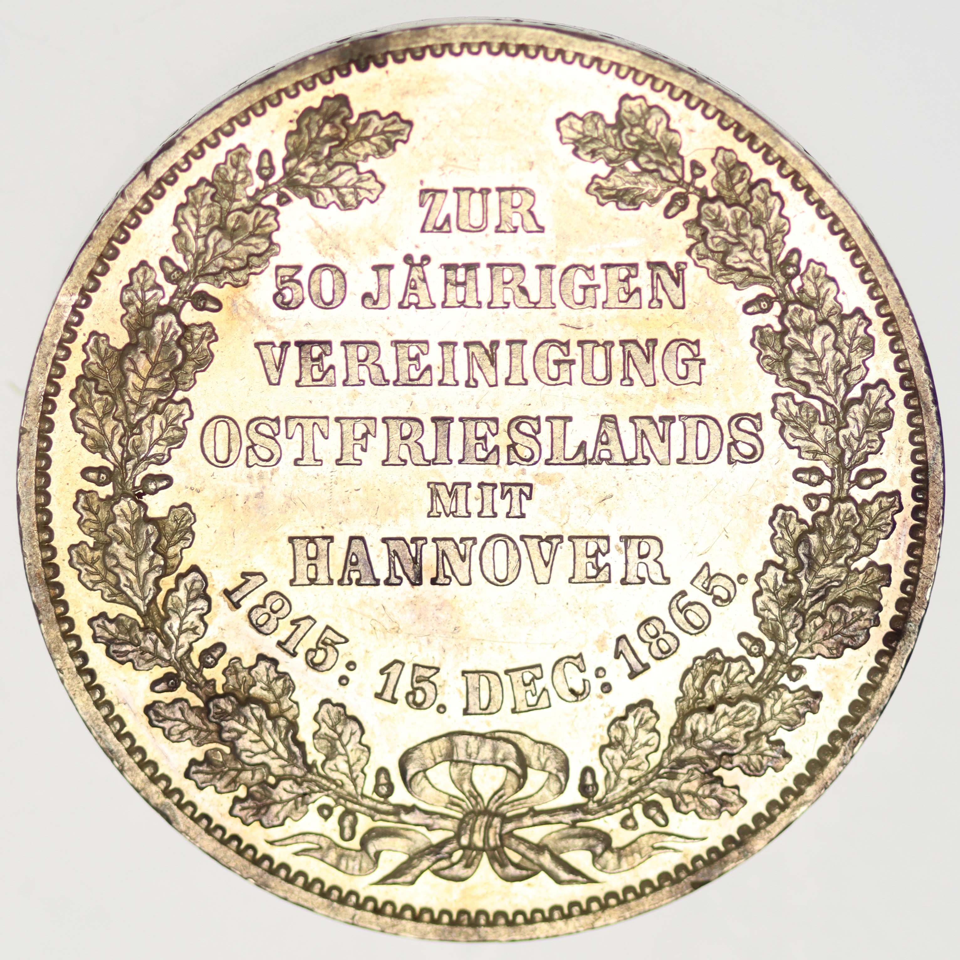 Hannover Georg V. Vereinstaler 1865