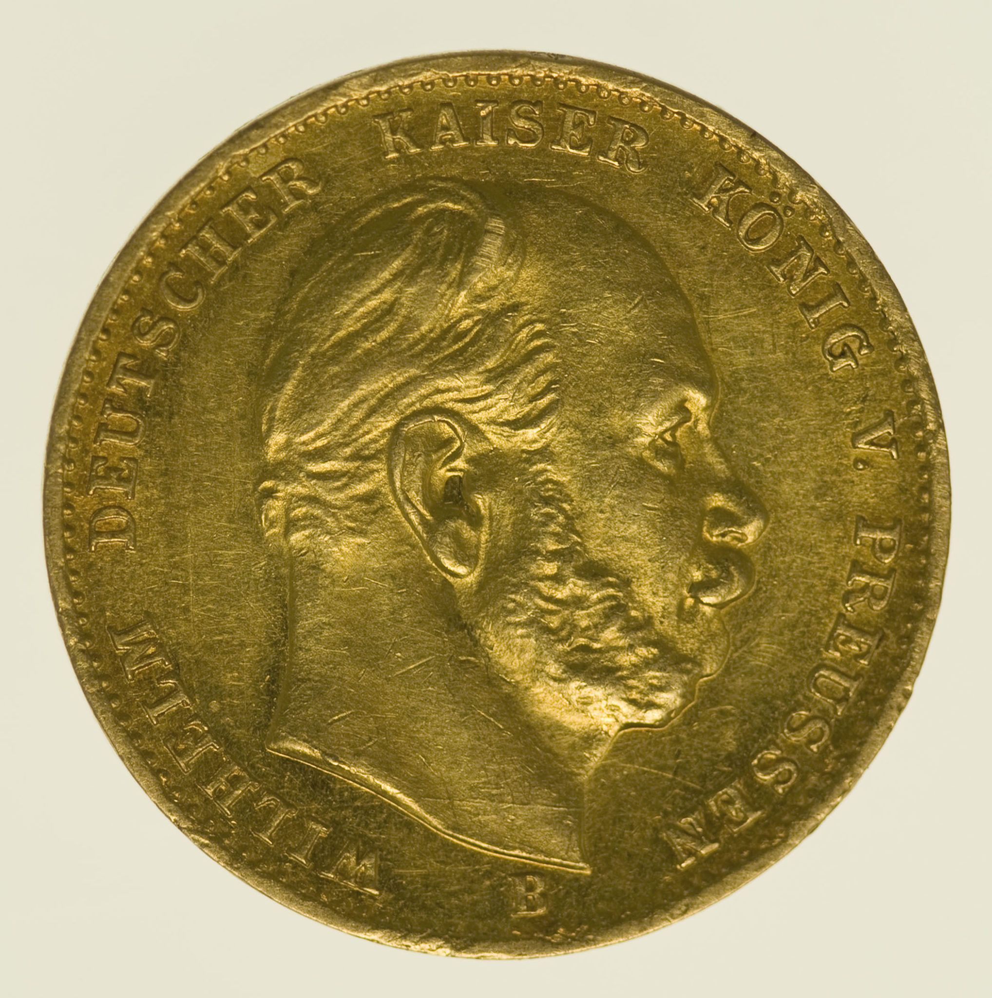 Preussen Wilhelm I. 10 Mark 1874 B