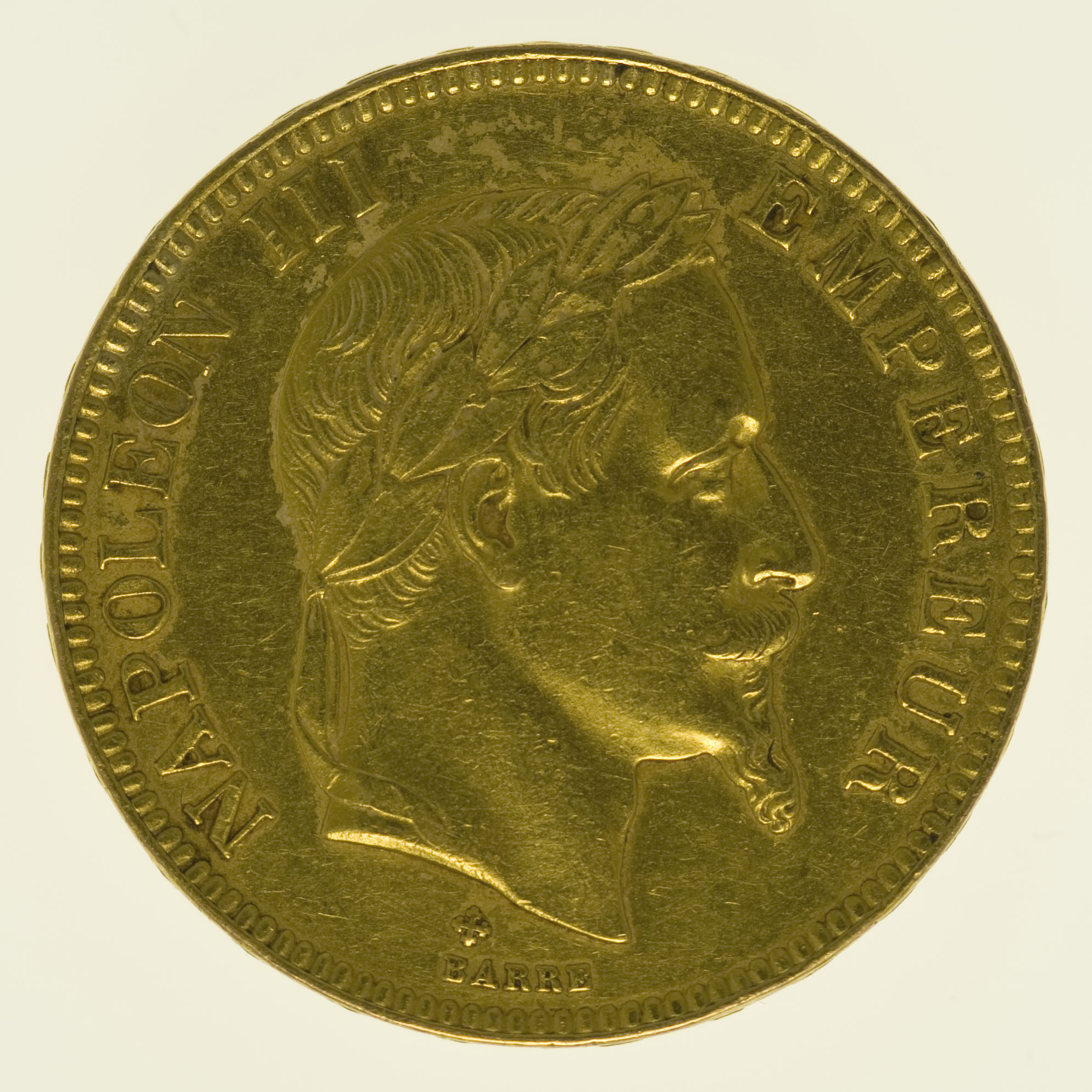Frankreich Napoleon III. 100 Francs 1867 BB