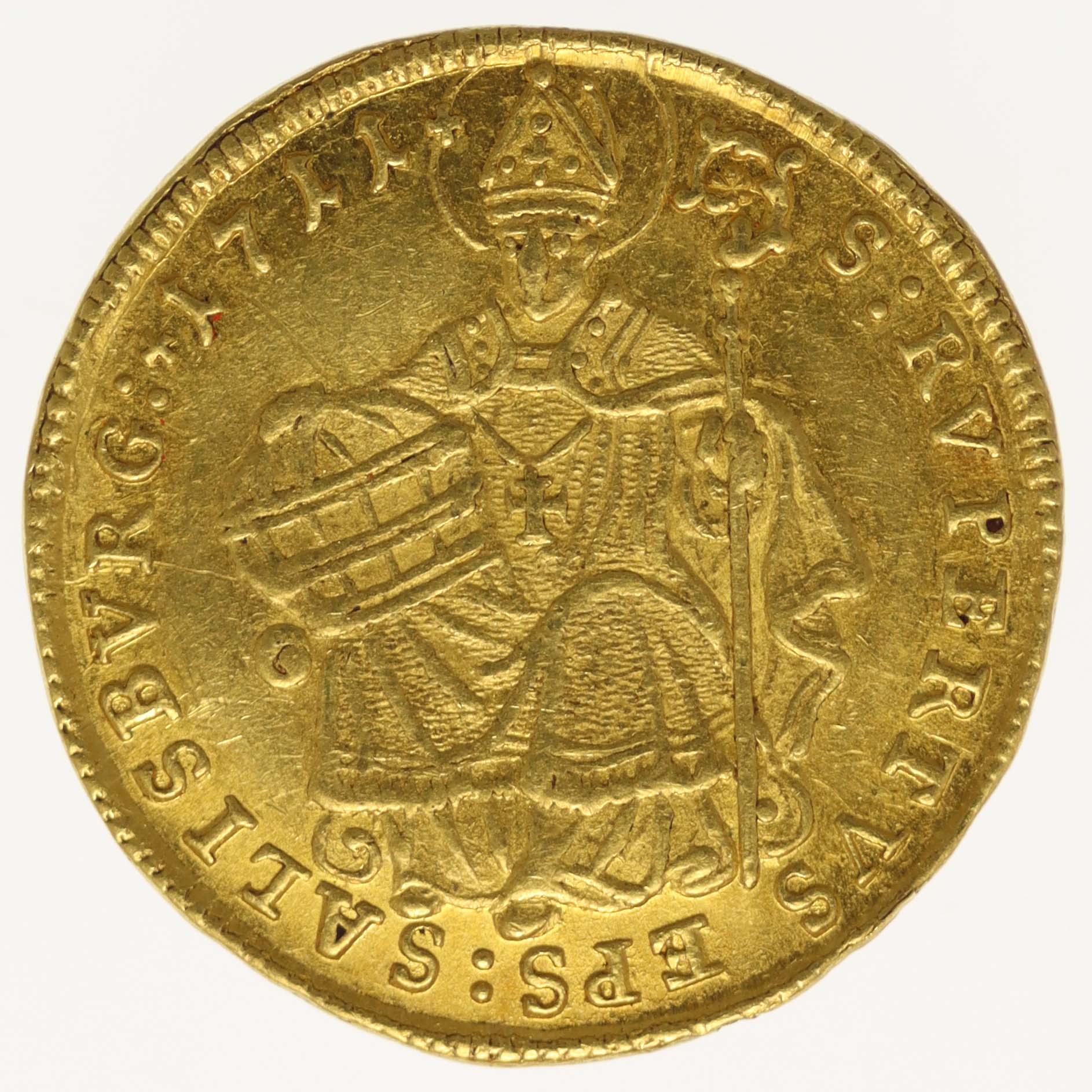 Habsburg Salzburg Erzbischof Franz Anton von Harrach Dukat 1711