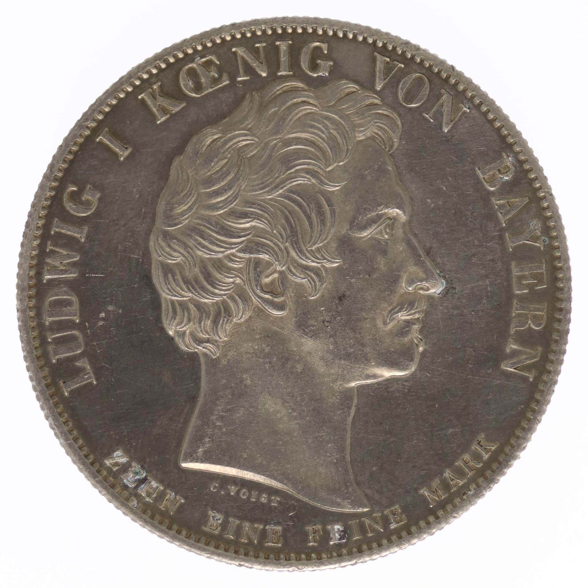 Bayern Ludwig I. Geschichtstaler 1834