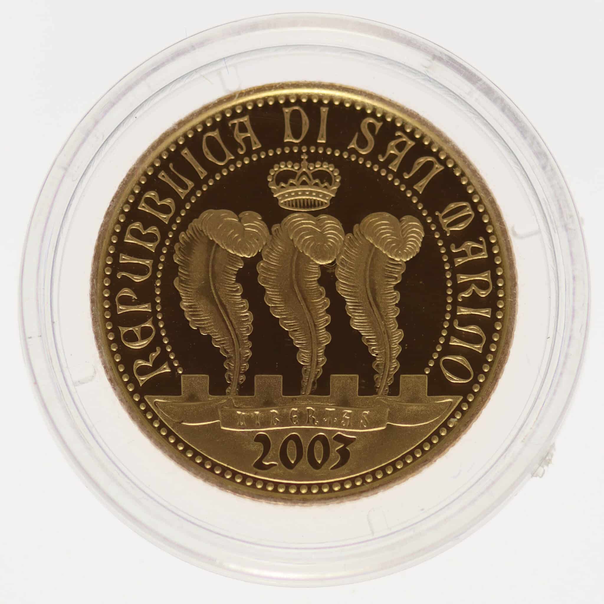 San Marino Set 20 + 50 Euro 2003