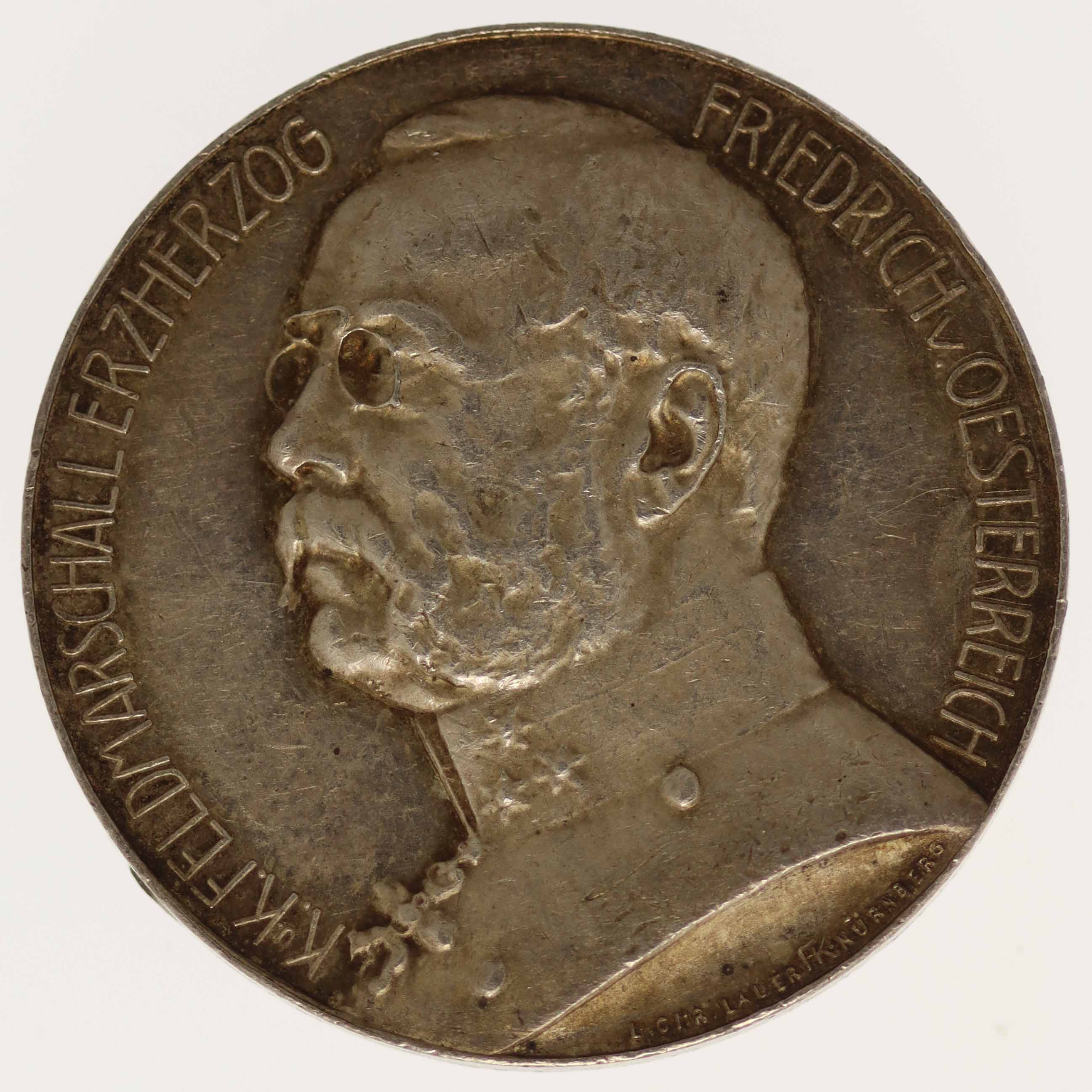 Friedrich von Österreich-Teschen Silbermedaille 1916