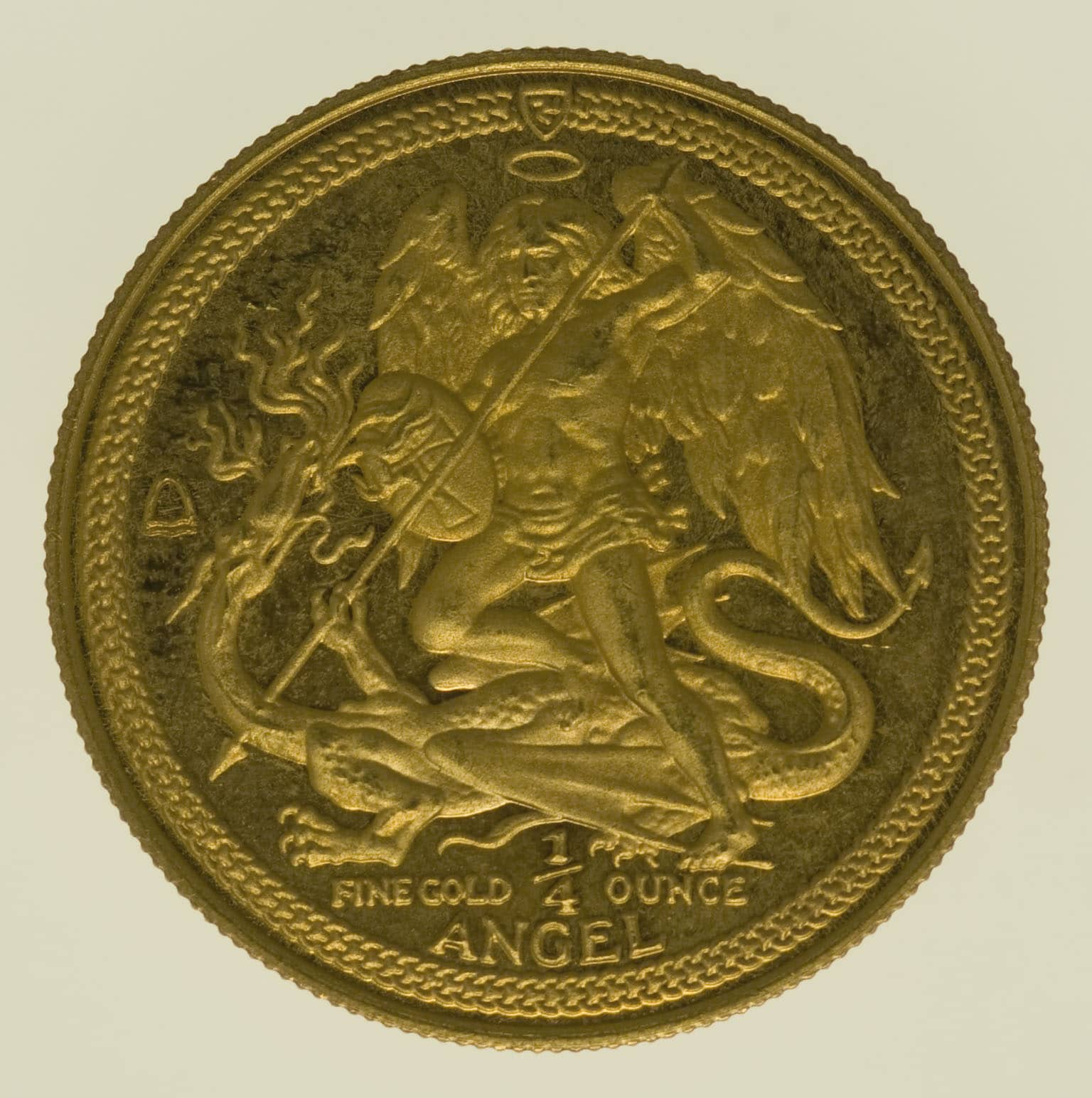 Isle of Man Elisabeth II. 1/4 OZ 1987 Angel