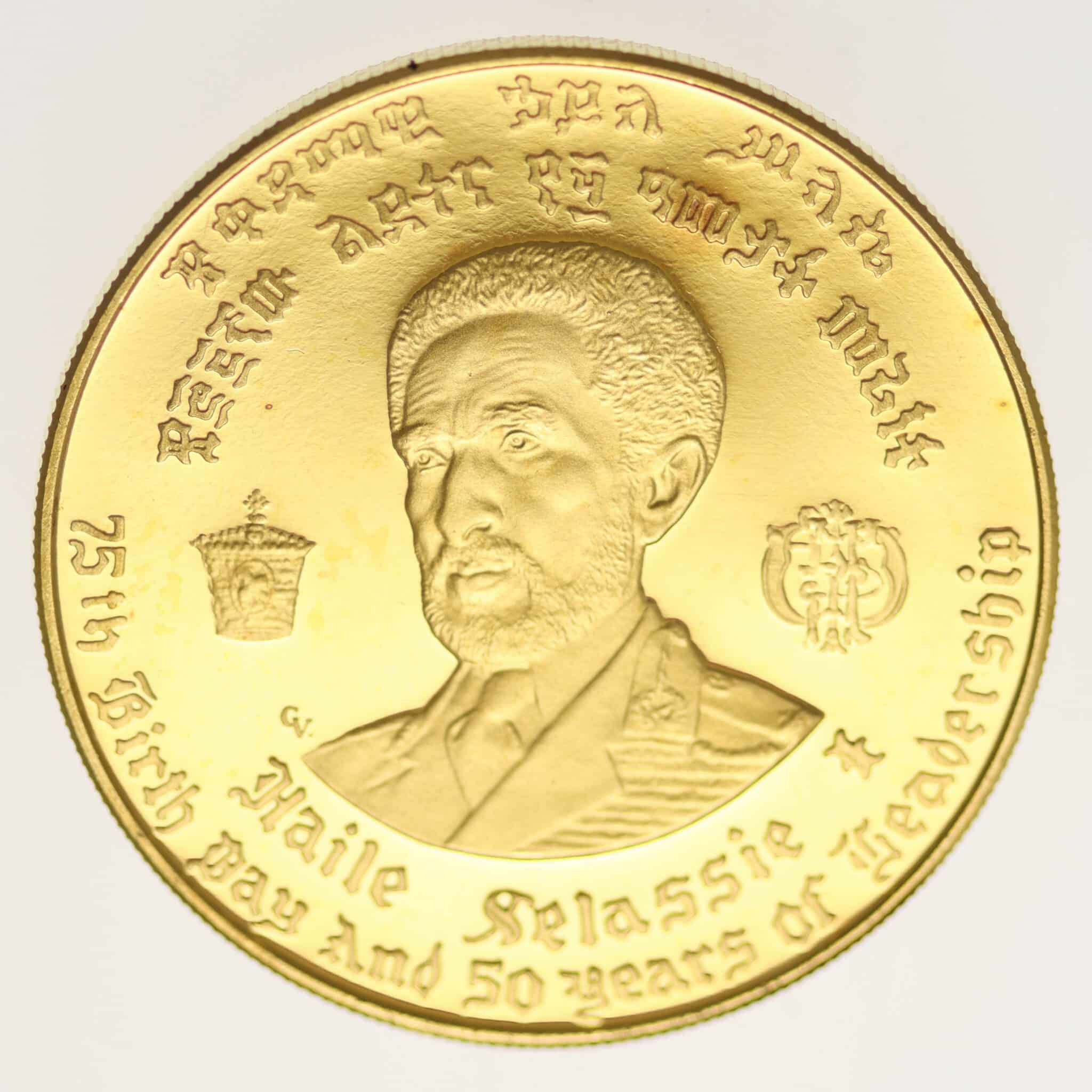 Äthiopien Haile Selassi 50 Dollars 1966