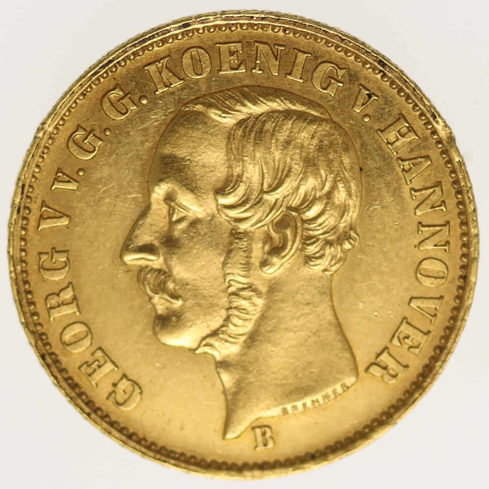 Hannover Georg V. 5 Taler 1856
