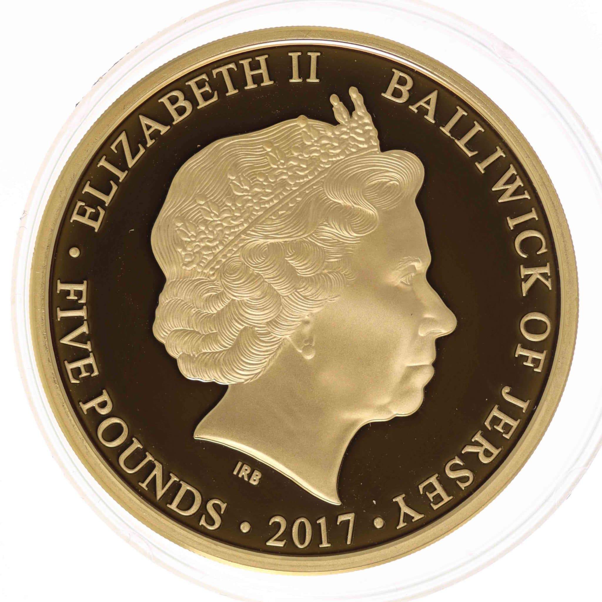 Jersey Elisabeth II. 5 Pounds 2017