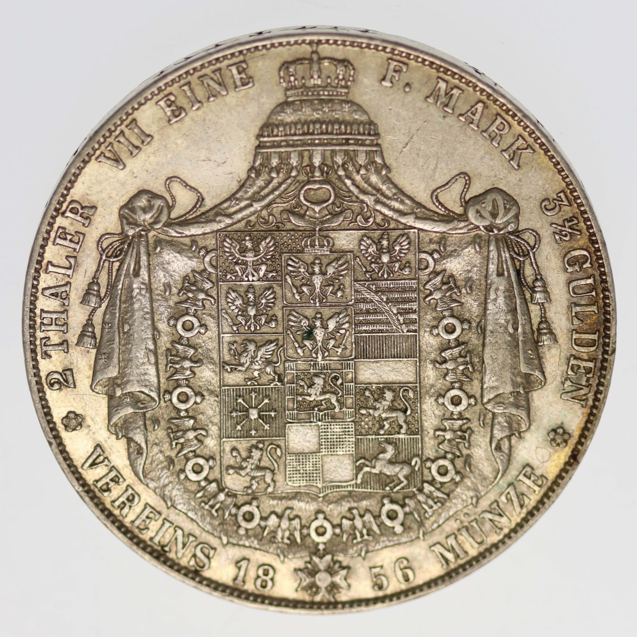Preussen Friedrich Wilhelm IV. Doppeltaler 1856