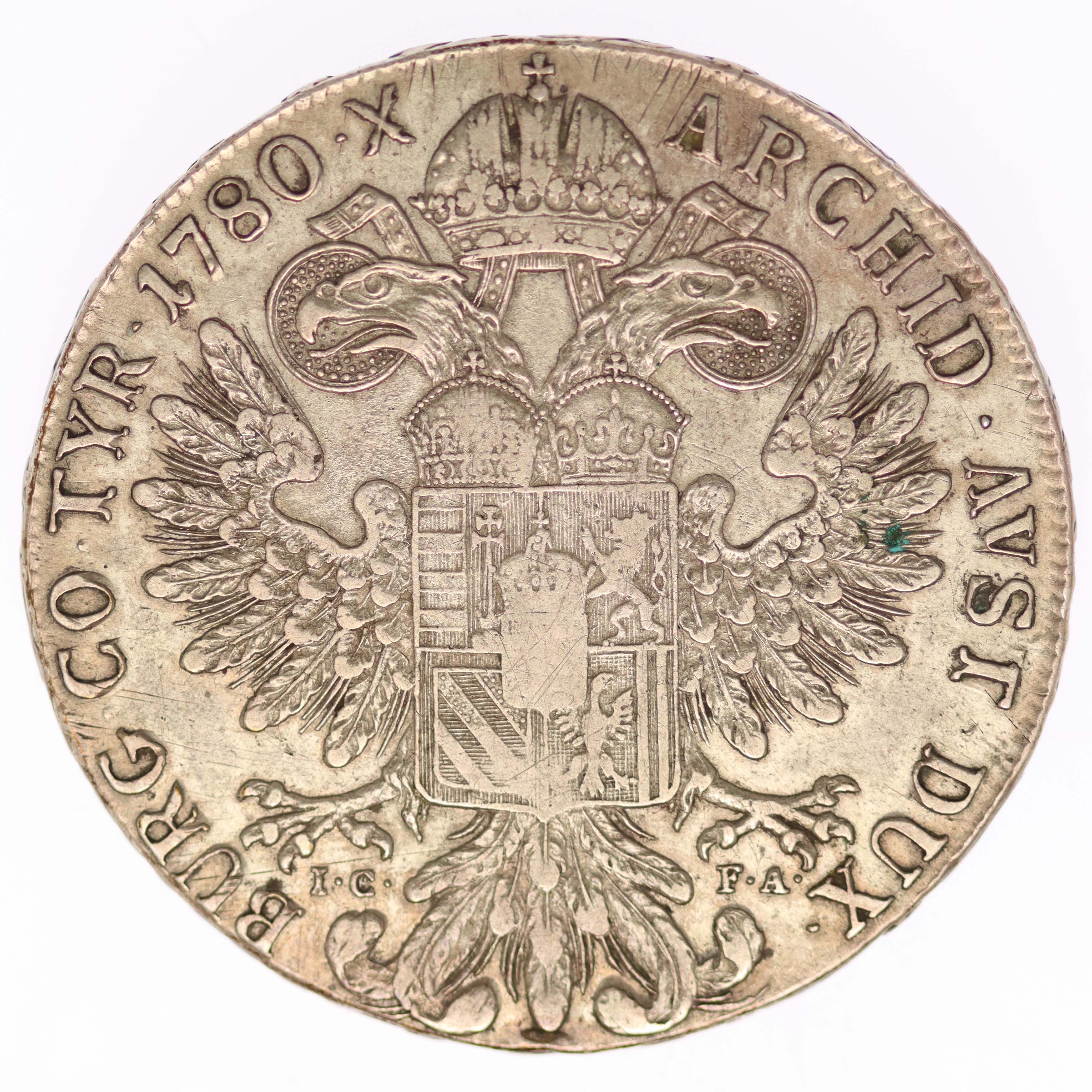 RDR Maria Theresia Taler 1780 I.C.-F.A.