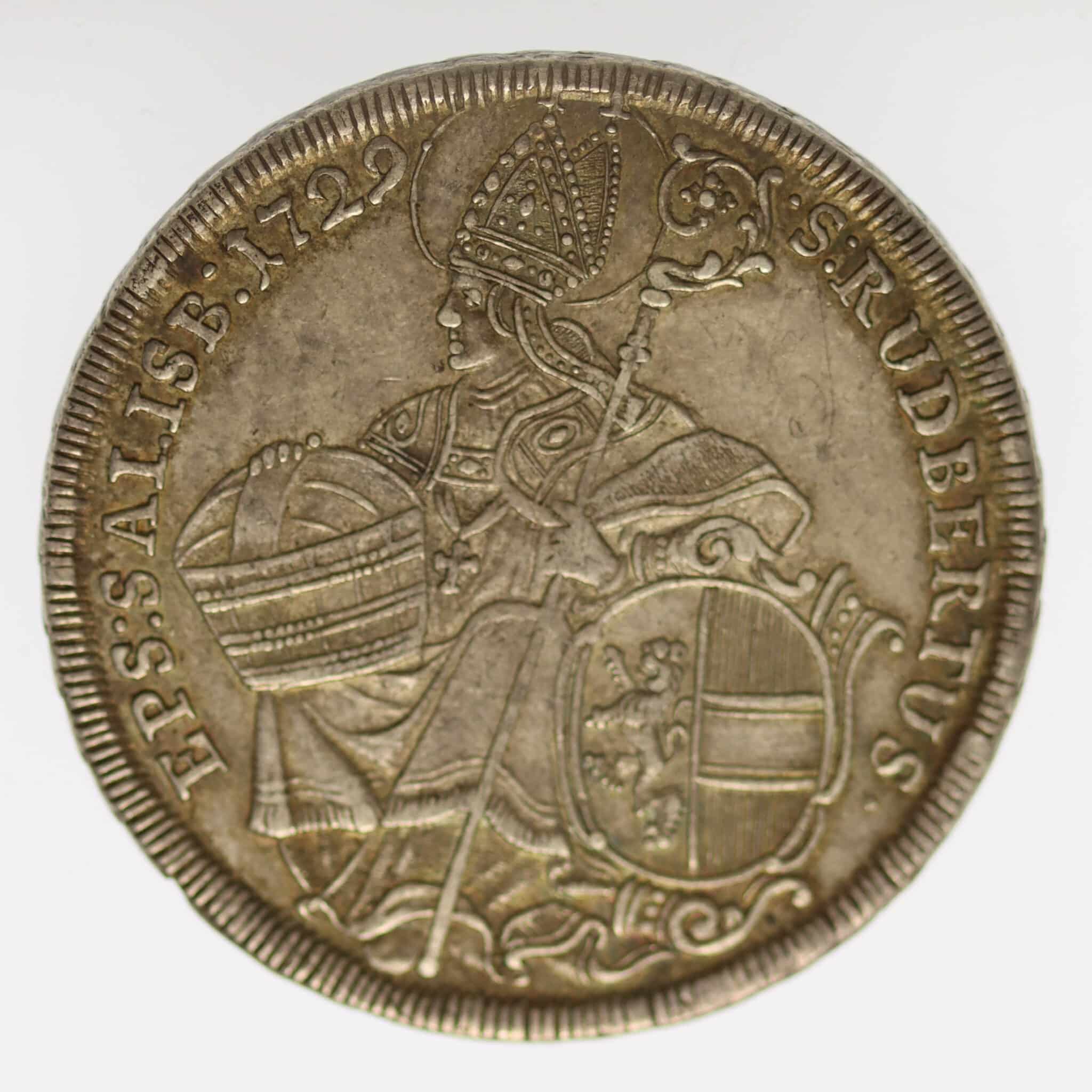 RDR Salzburg Leopold Anton Eleutherius Freiherr von Firmian Taler 1729