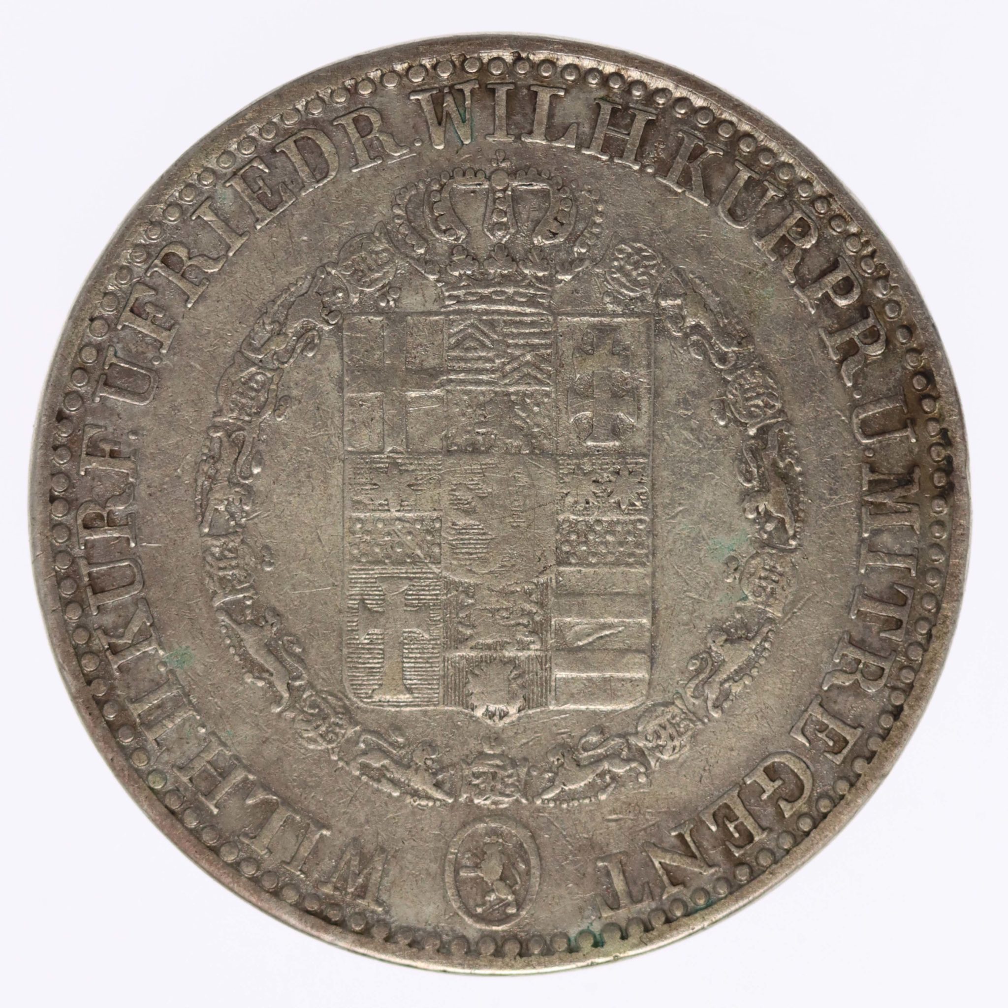 Hessen Kassel Wilhelm II. und Friedrich Wilhelm Taler 1834