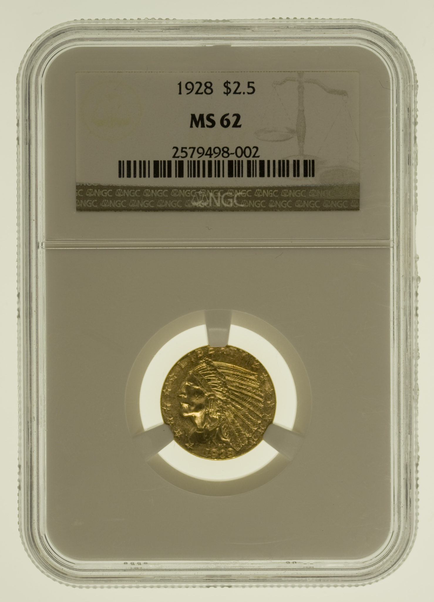 USA 2,5 Dollars 1928 Indianer