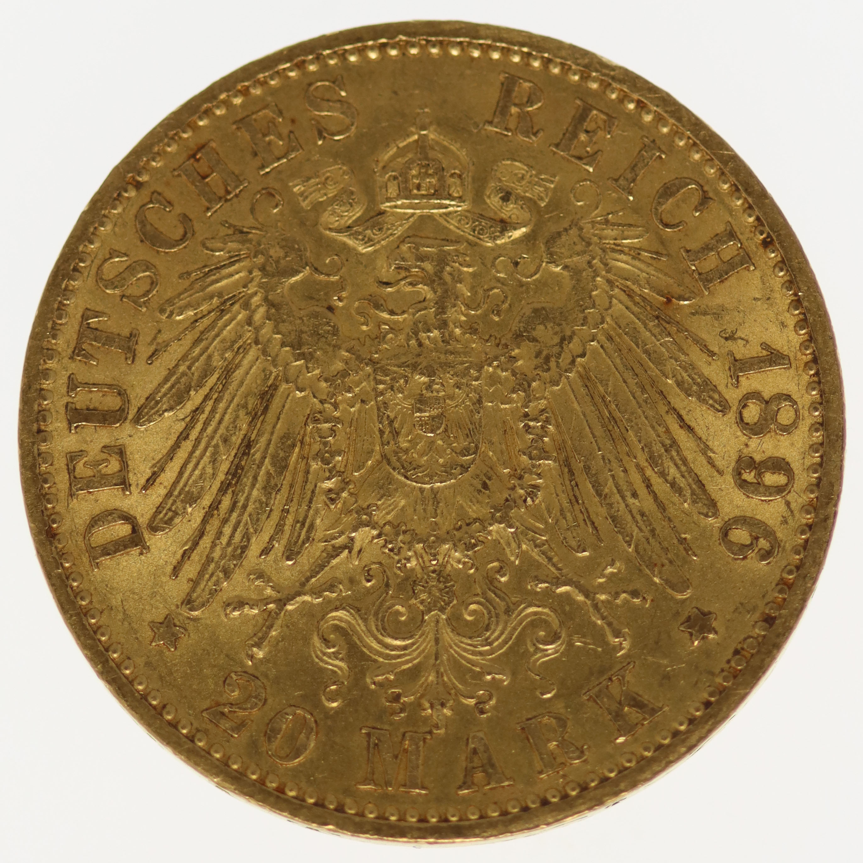 Anhalt Friedrich I. 20 Mark 1896 A