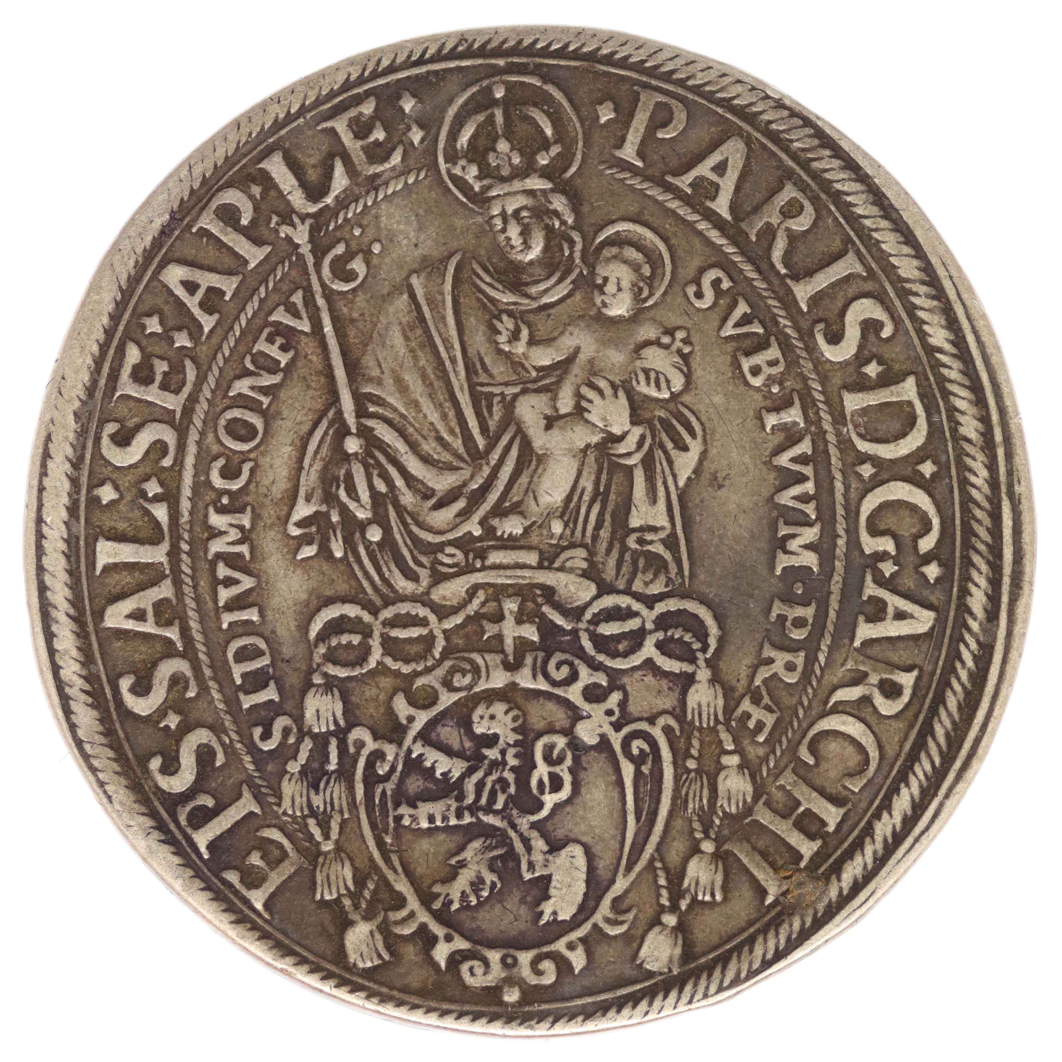 Salzburg Paris Graf Lodron Taler 1623