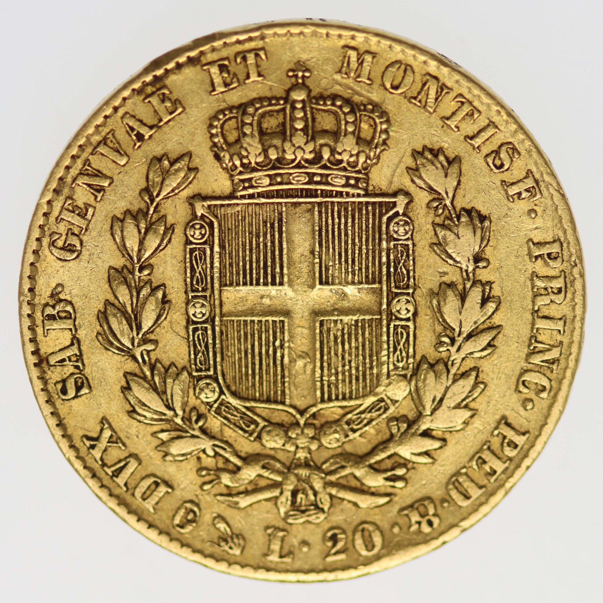 Italien Sardinien Karl Albert 20 Lire 1831