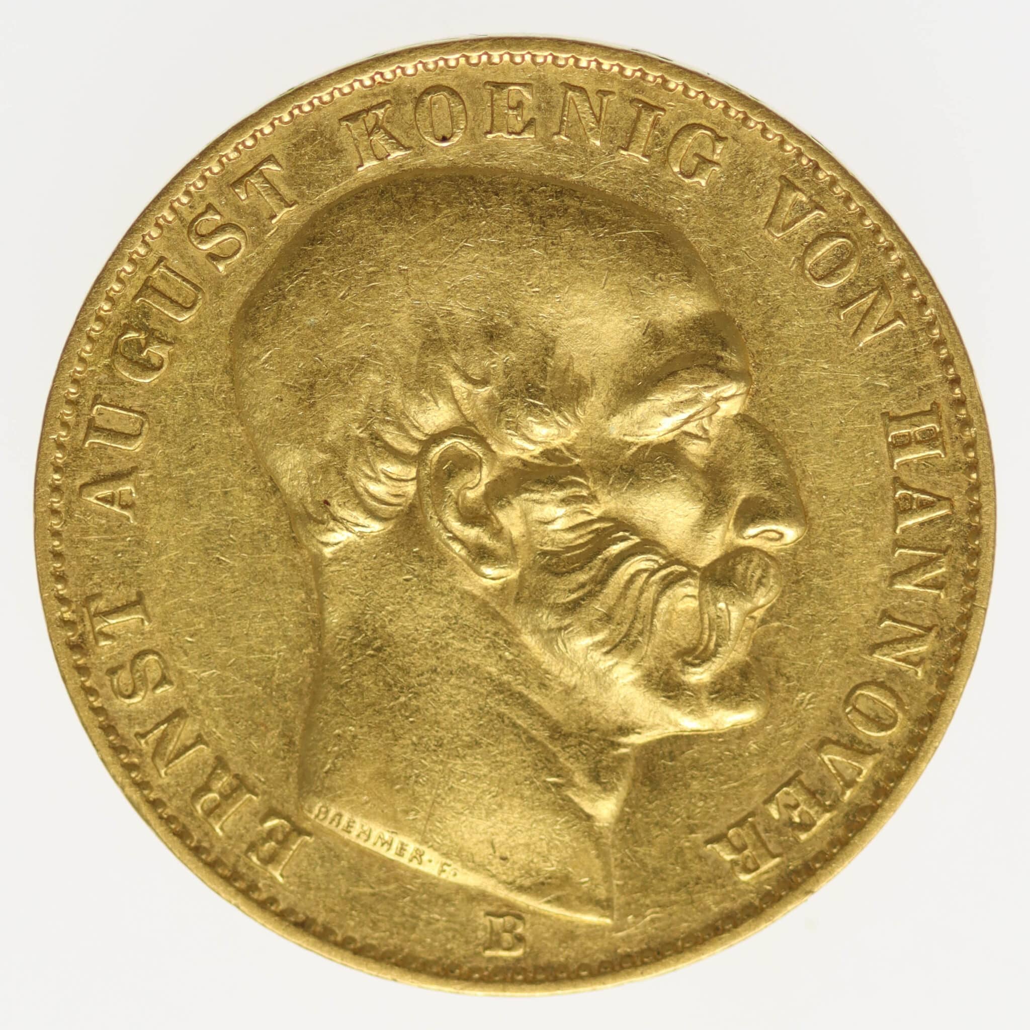 Hannover Ernst August 10 Taler 1849 B