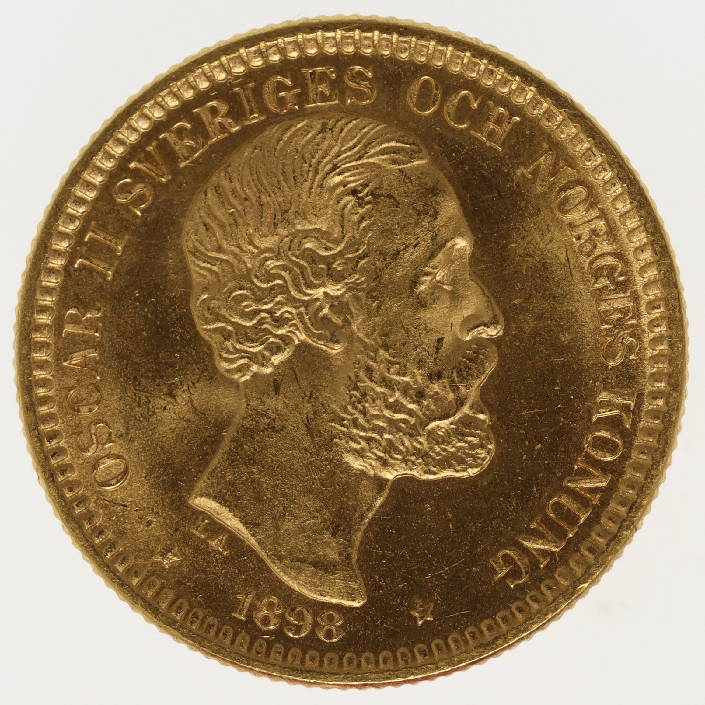 Schweden Oskar II. 20 Kronen 1889 E.B.