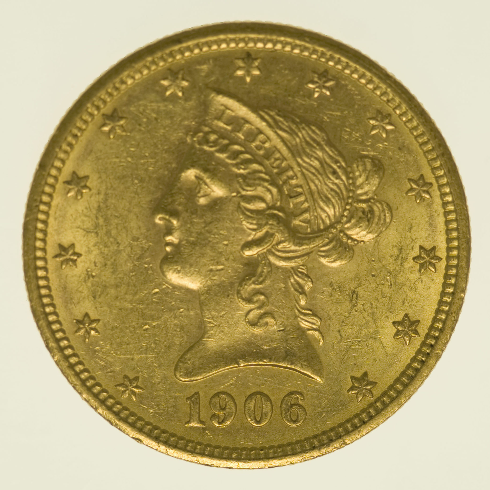 USA 10 Dollars 1906 D Liberty / Kopf