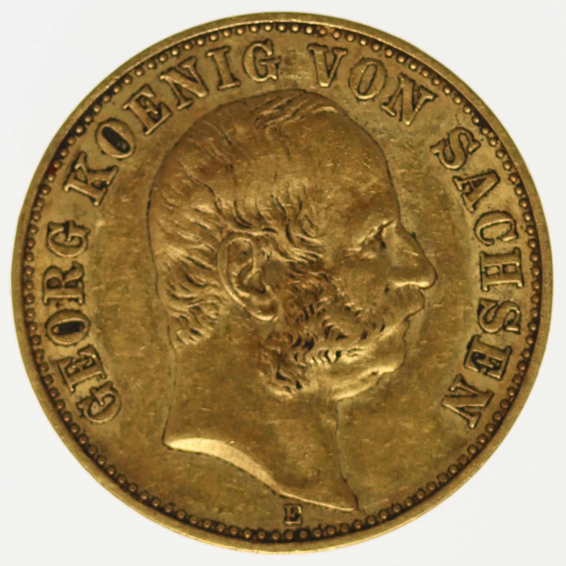 Sachsen Georg 10 Mark 1903 E