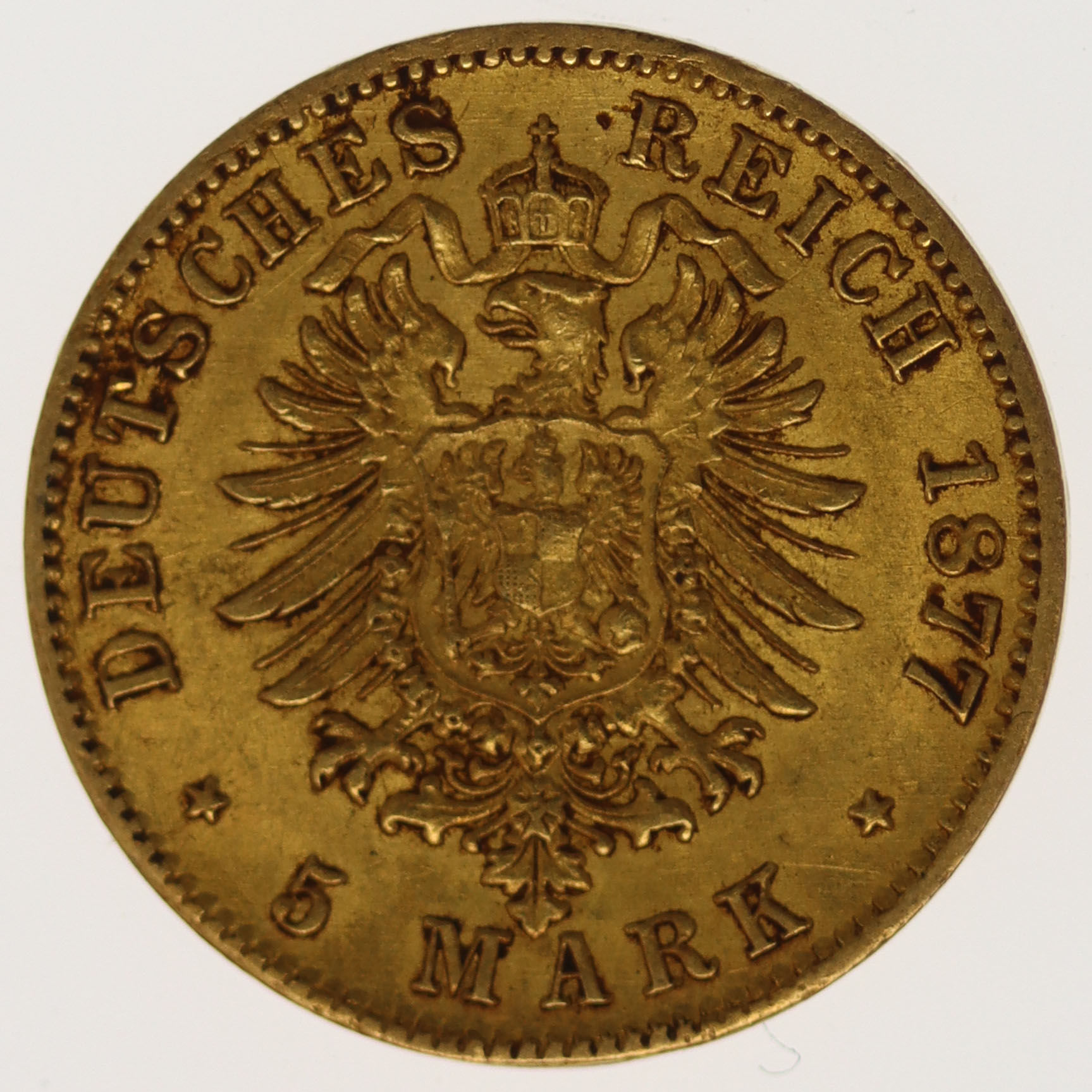 Baden Friedrich I. 5 Mark 1877 G
