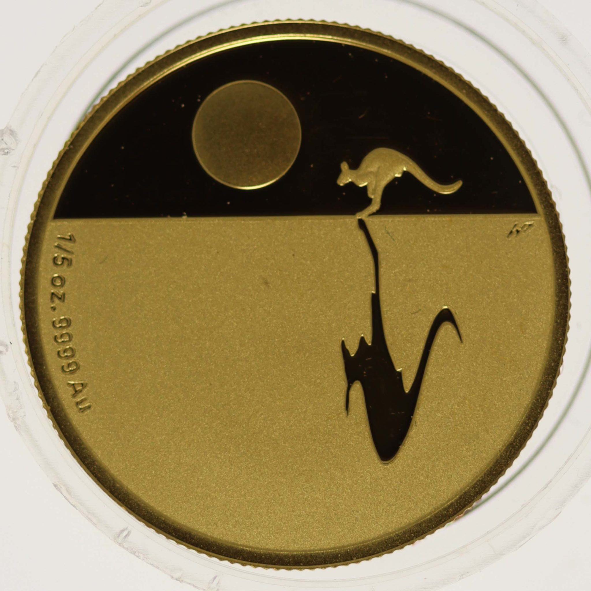 Australien Elisabeth II. 25 Dollars 2009 Kangaroo at Sunset 1/5 OZ