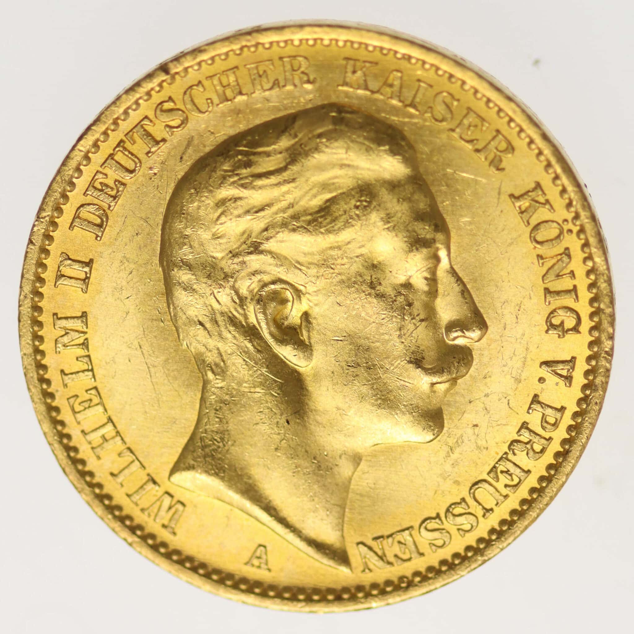Preussen Wilhelm II. 20 Mark 1912 A