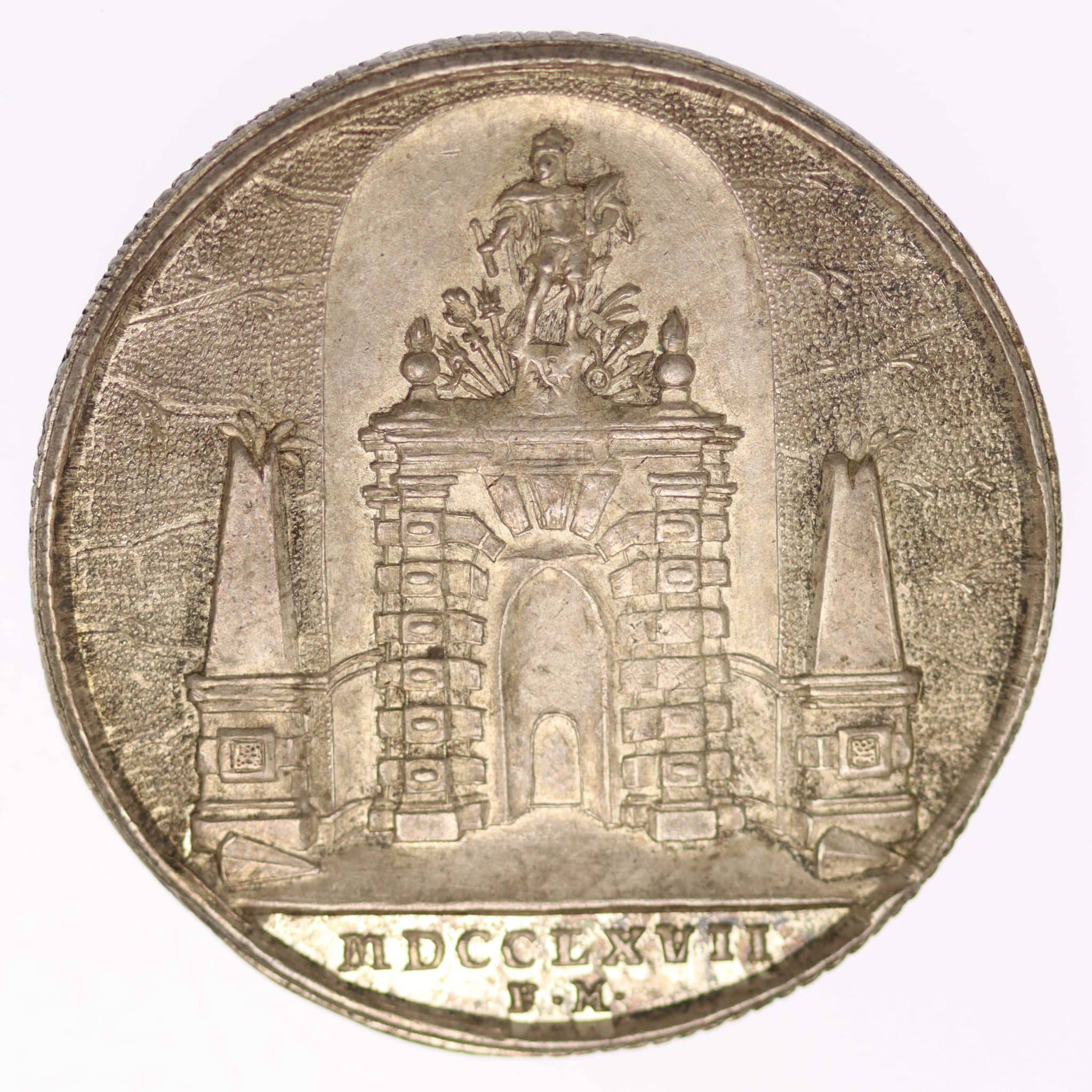 Österreich Salzburg Sigismund III. Schaumünze zu 1/2 Taler 1769
