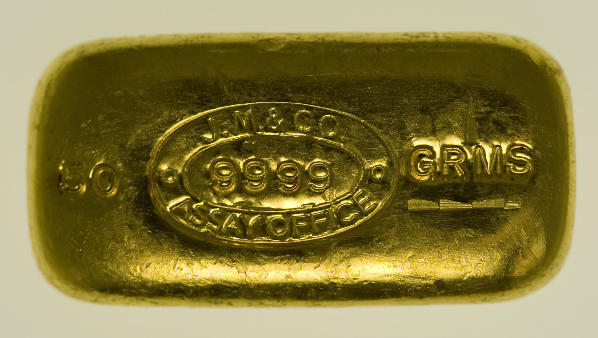 Goldbarren 50 Gramm Johnson Matthey & Co.