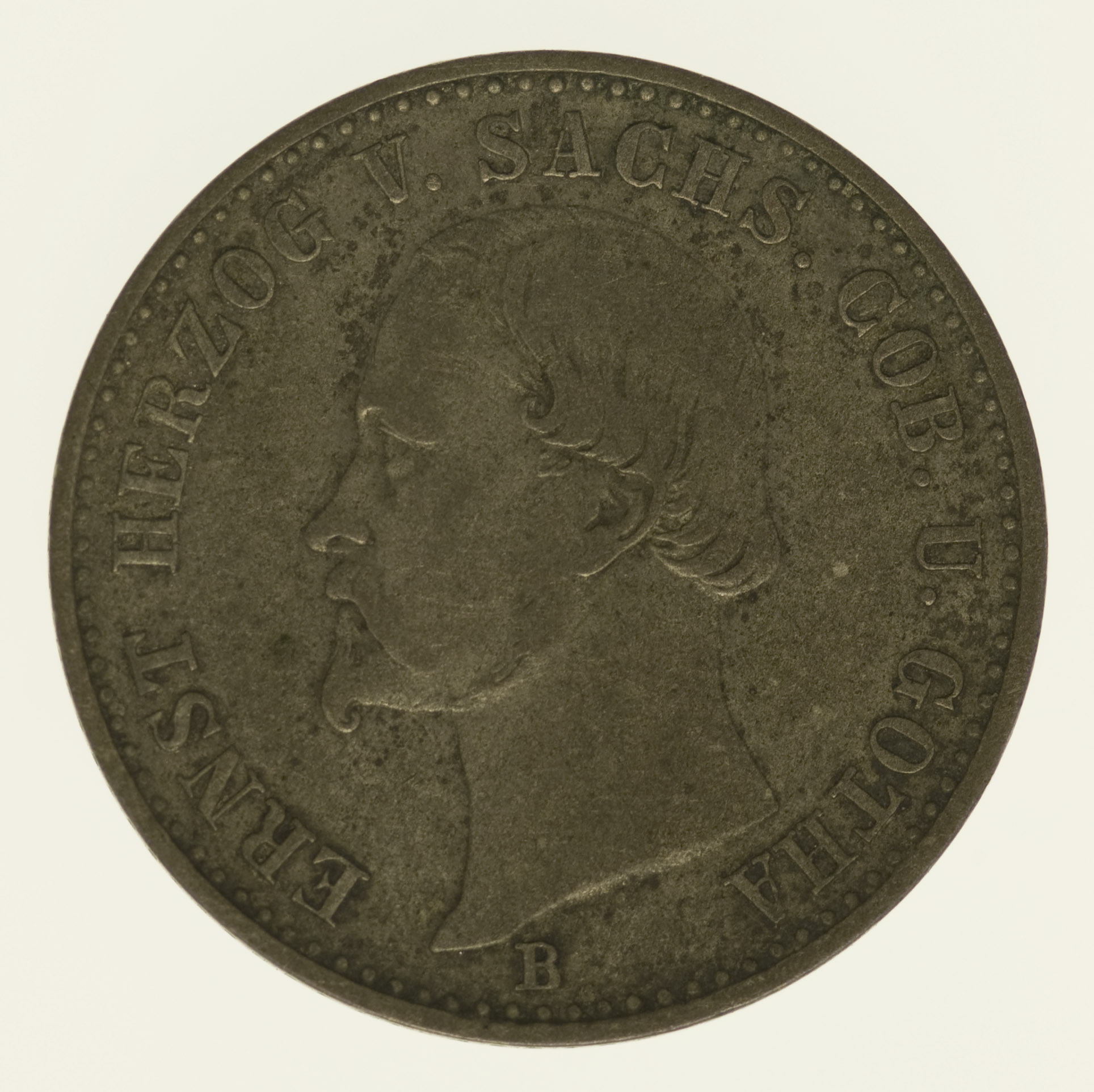 Sachsen Coburg Gotha Ernst II. 2 Groschen 1868