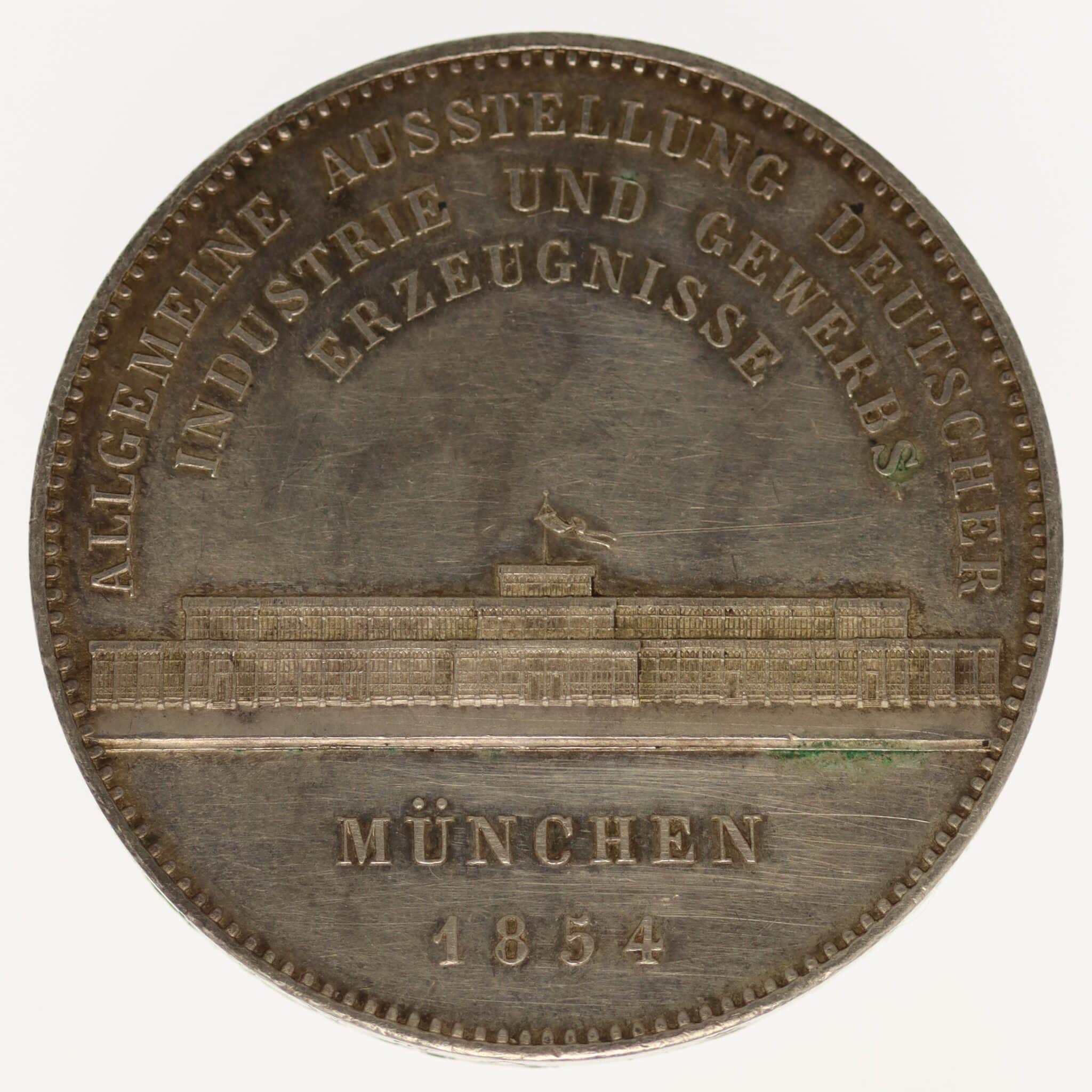 Bayern Maximilian II. Doppeltaler 1854