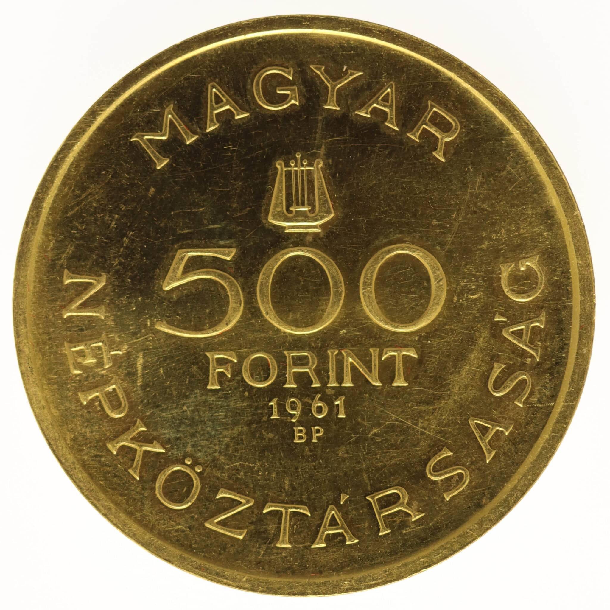 Ungarn 500 Forint 1961 Béla Bartók