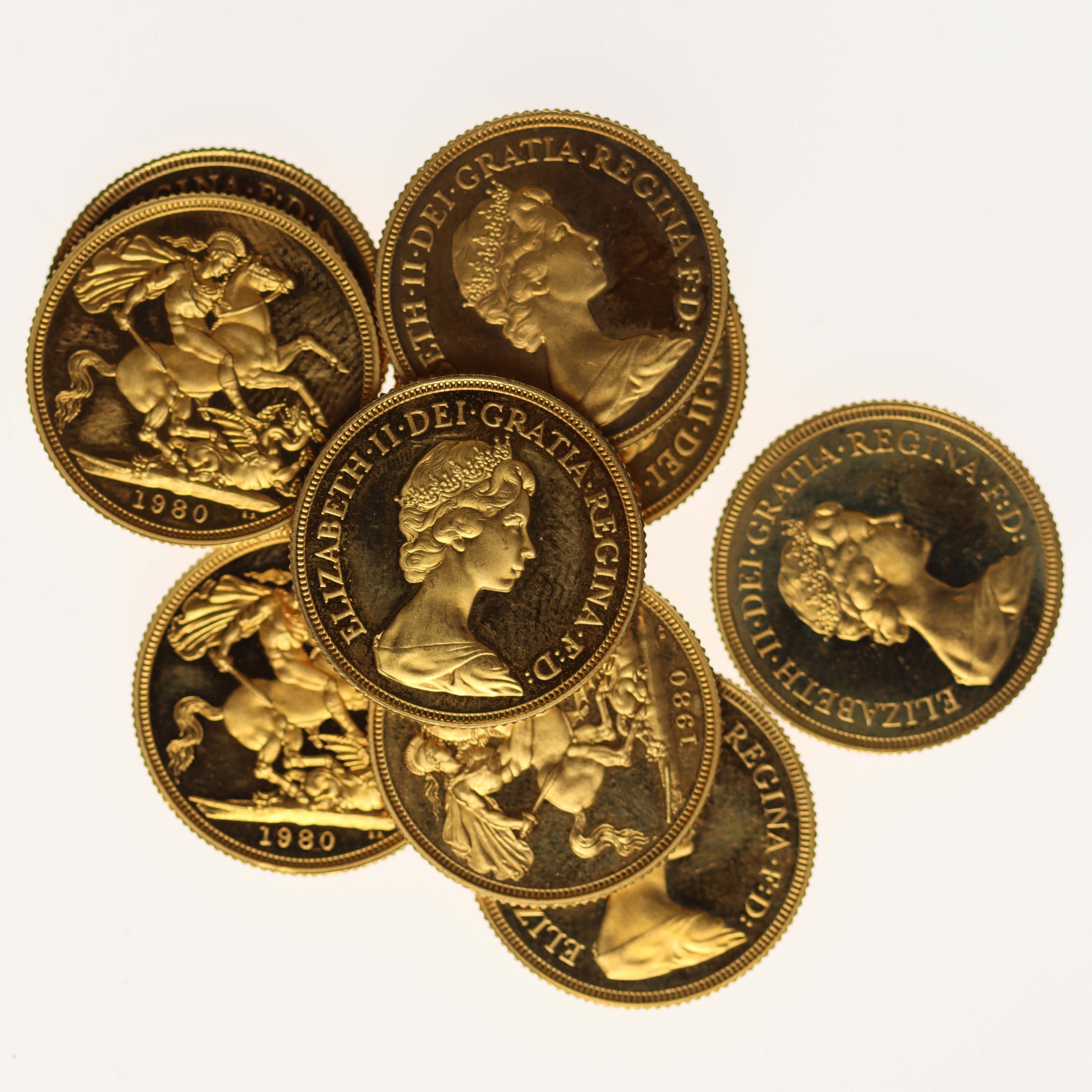 Großbritannien Elisabeth II. Sovereign 1980