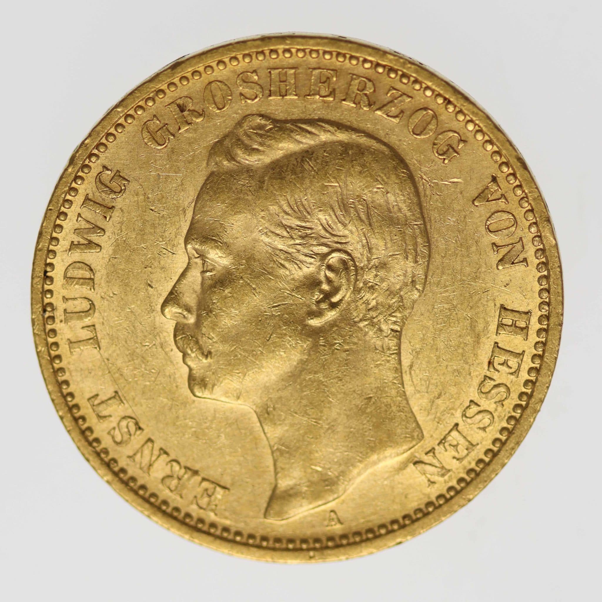 Hessen Ernst Ludwig 20 Mark 1903