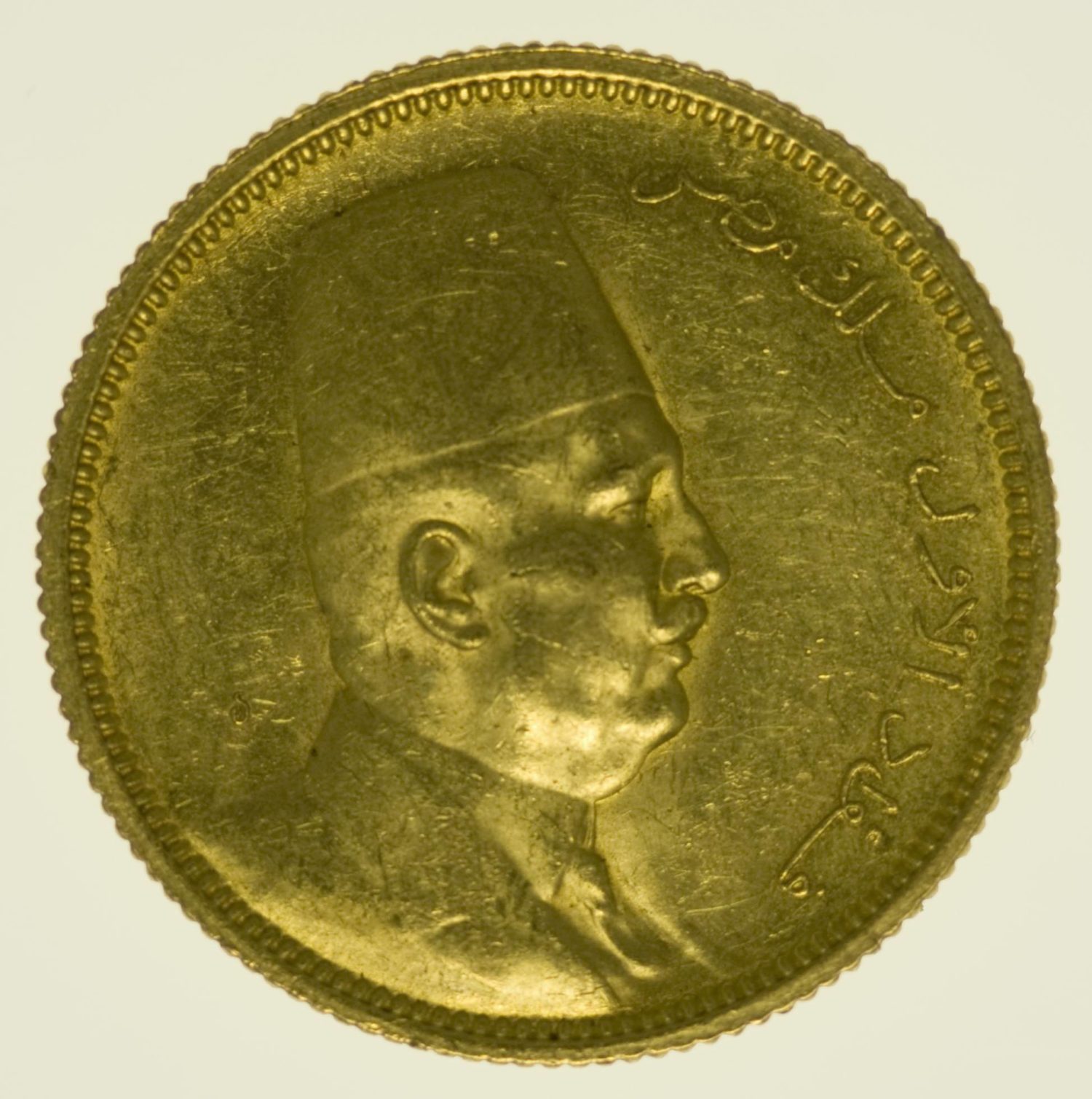 Ägypten Fuad I. 100 Piaster 1922 Gold 7,44 Gramm fein RAR