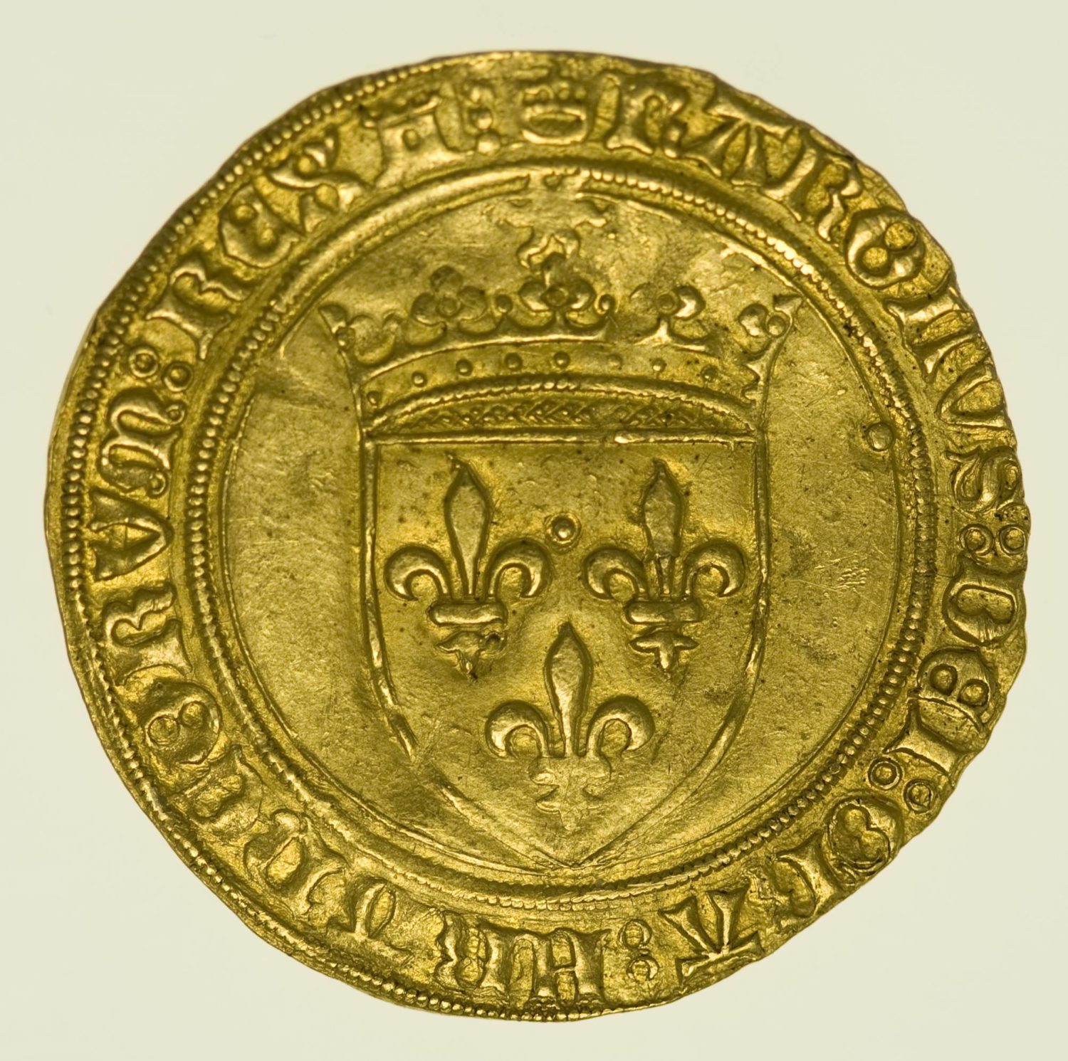 Frankreich Karl VIII. Ecu d'or au soleil o.J. Gold RAR