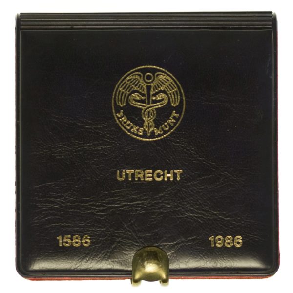 Niederlande Beatrix Dukat 1986 PP Gold 3,44 Gramm fein mit Etui RAR
