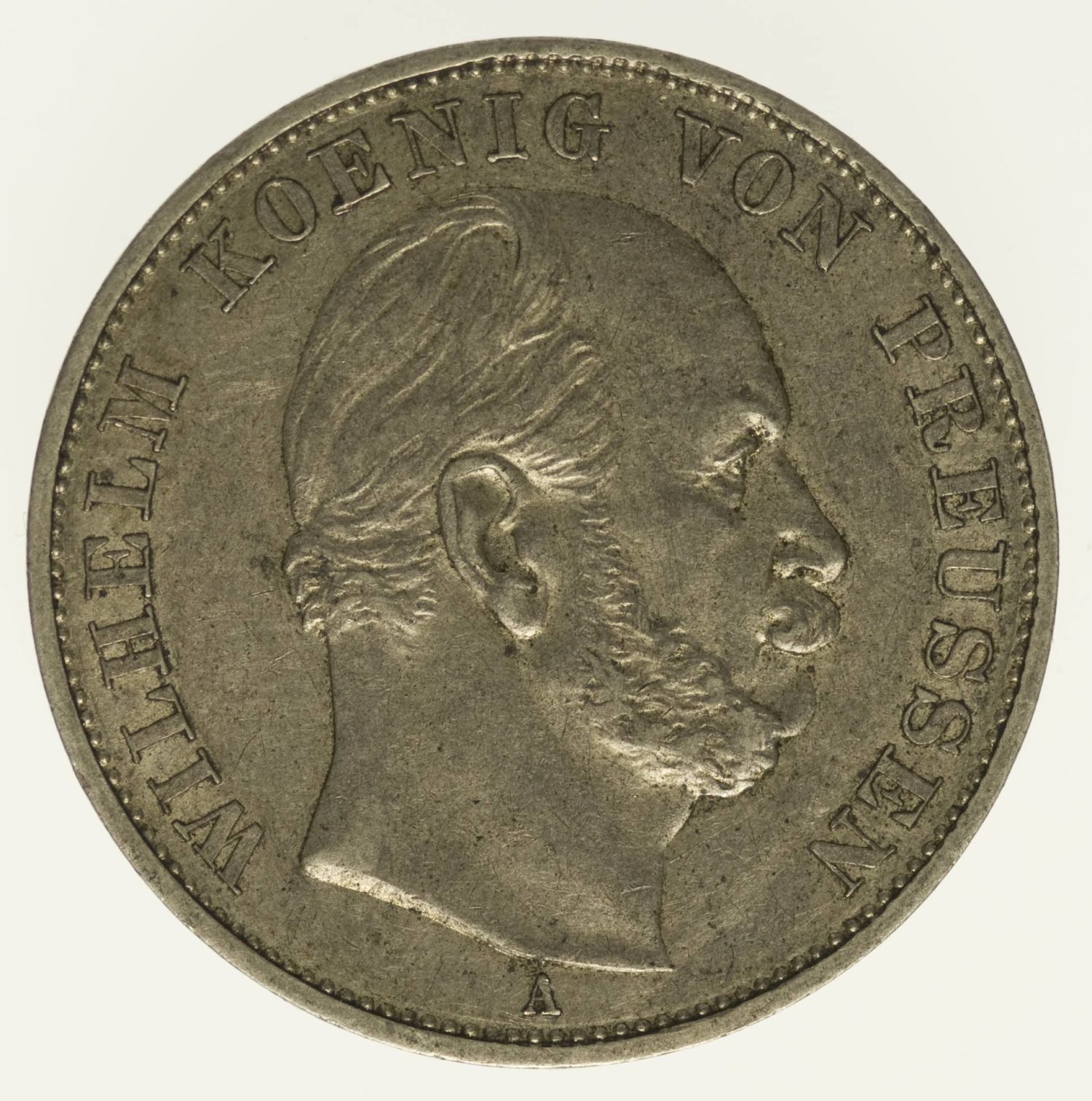 Preussen Wilhelm I. Vereinstaler 1871 Silber 16,67 Gramm fein RAR