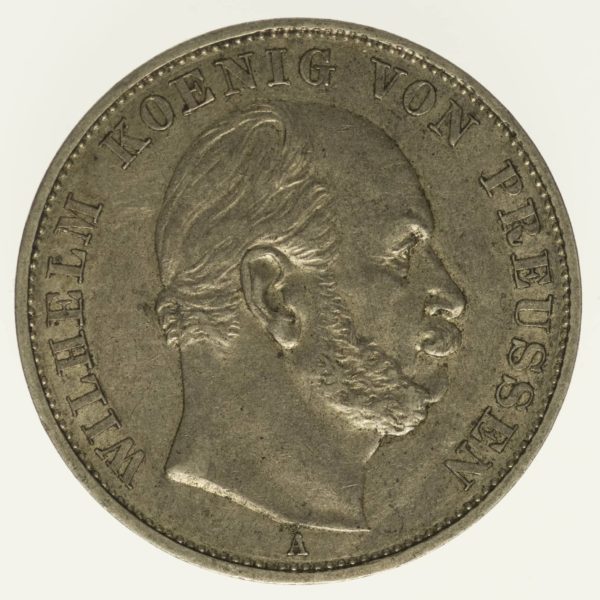 Preussen Wilhelm I. Vereinstaler 1871 Silber 16,67 Gramm fein RAR